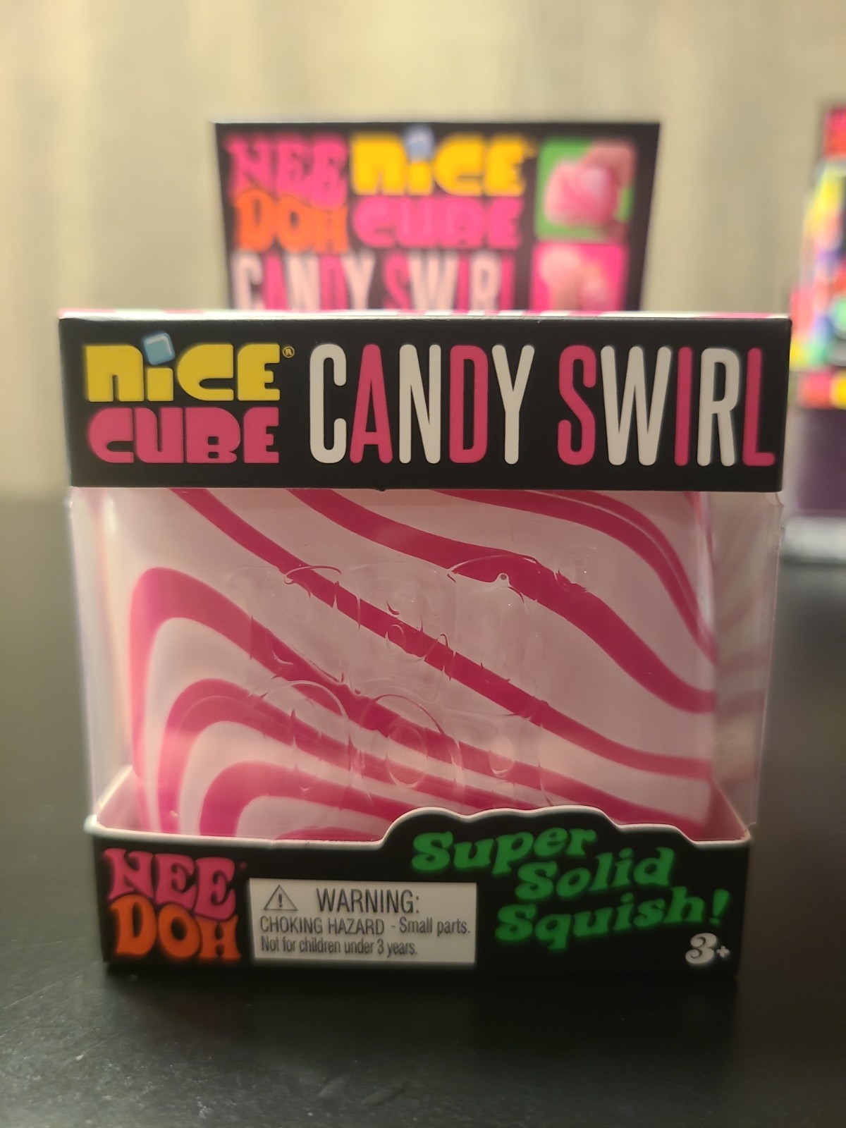 Authentic Needoh Candy Swirl Nice Cube UNRELEASED PINK Christmas 2026 RARE