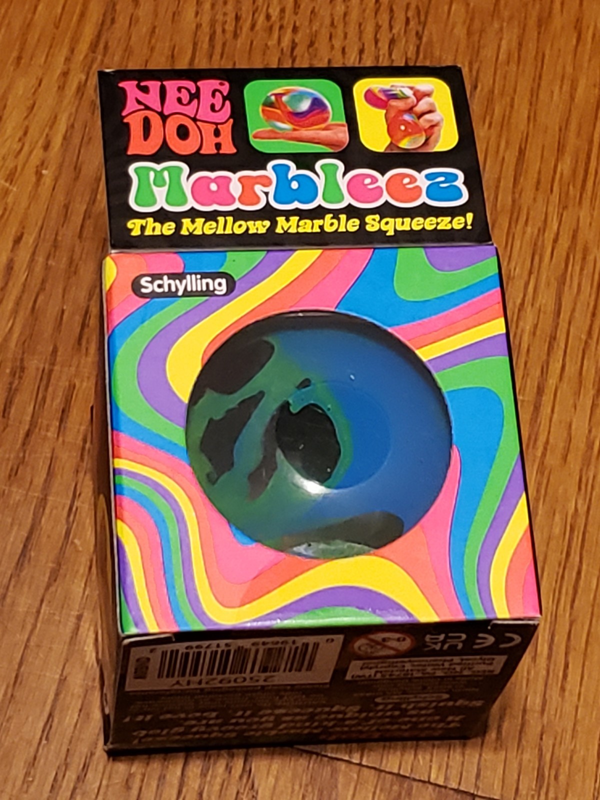 RARE NeeDoh Marbleez Blue/ Green- Brand New- 100% AUTHENTIC Nee Doh