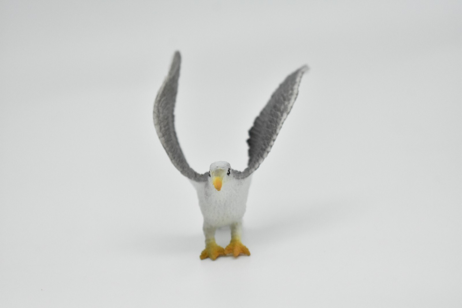 Seagull Toy, Very Nice Rubber Model, Hand Painted 3″ F614 B132