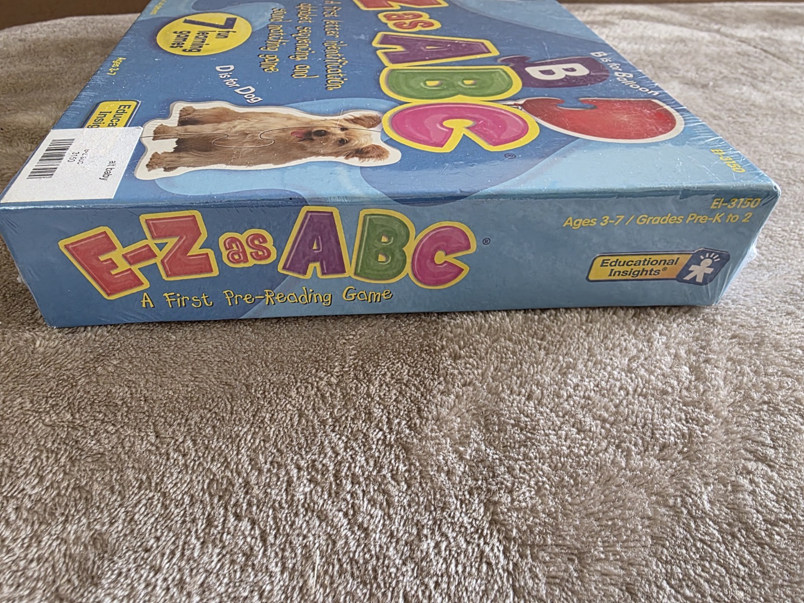 E-Z As ABC 7 Fun Learning Games Ages 3 To 7 New