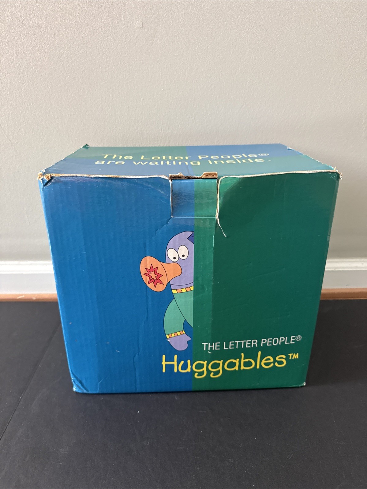 VTG The Letter People Inflatable Huggables Abrams W Box 99% Complete Missing C