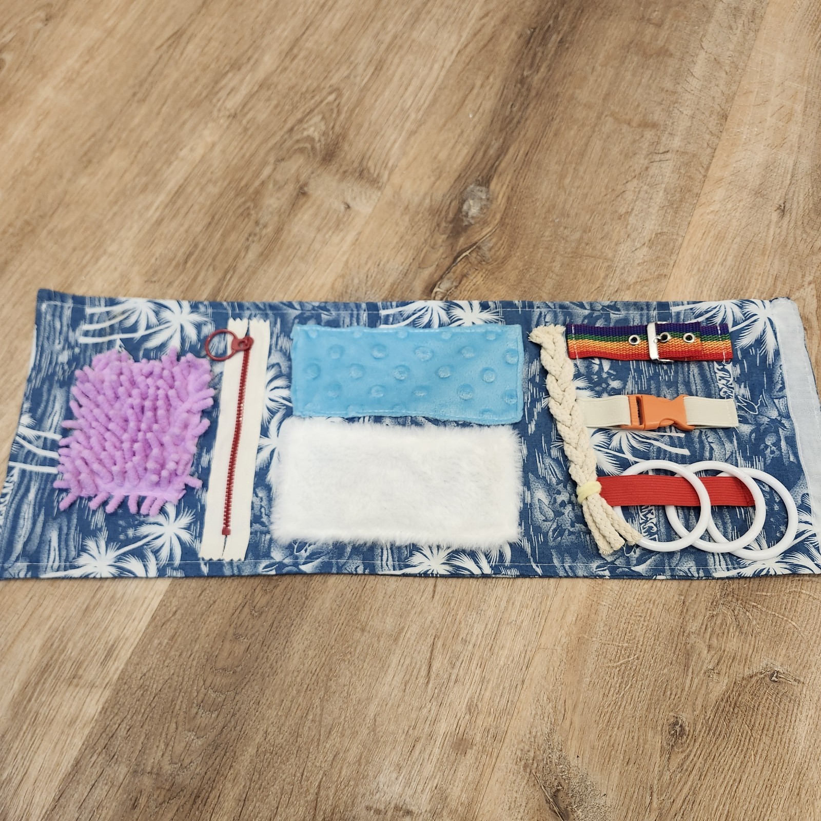 Fidget Sensory Blanket Toy for Adults with Dementia/Alzheimers, Motor Skills