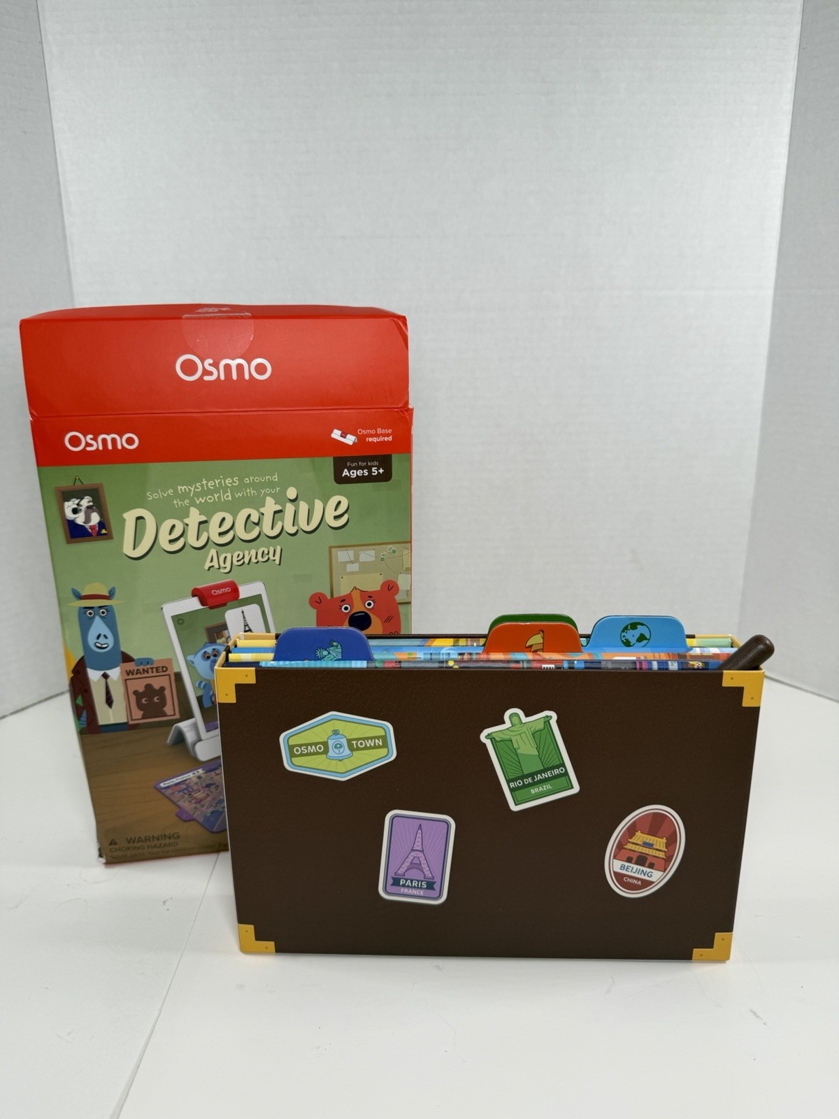 Osmo Detective Agency Search & Find Mystery Game Explores The World Complete EUC