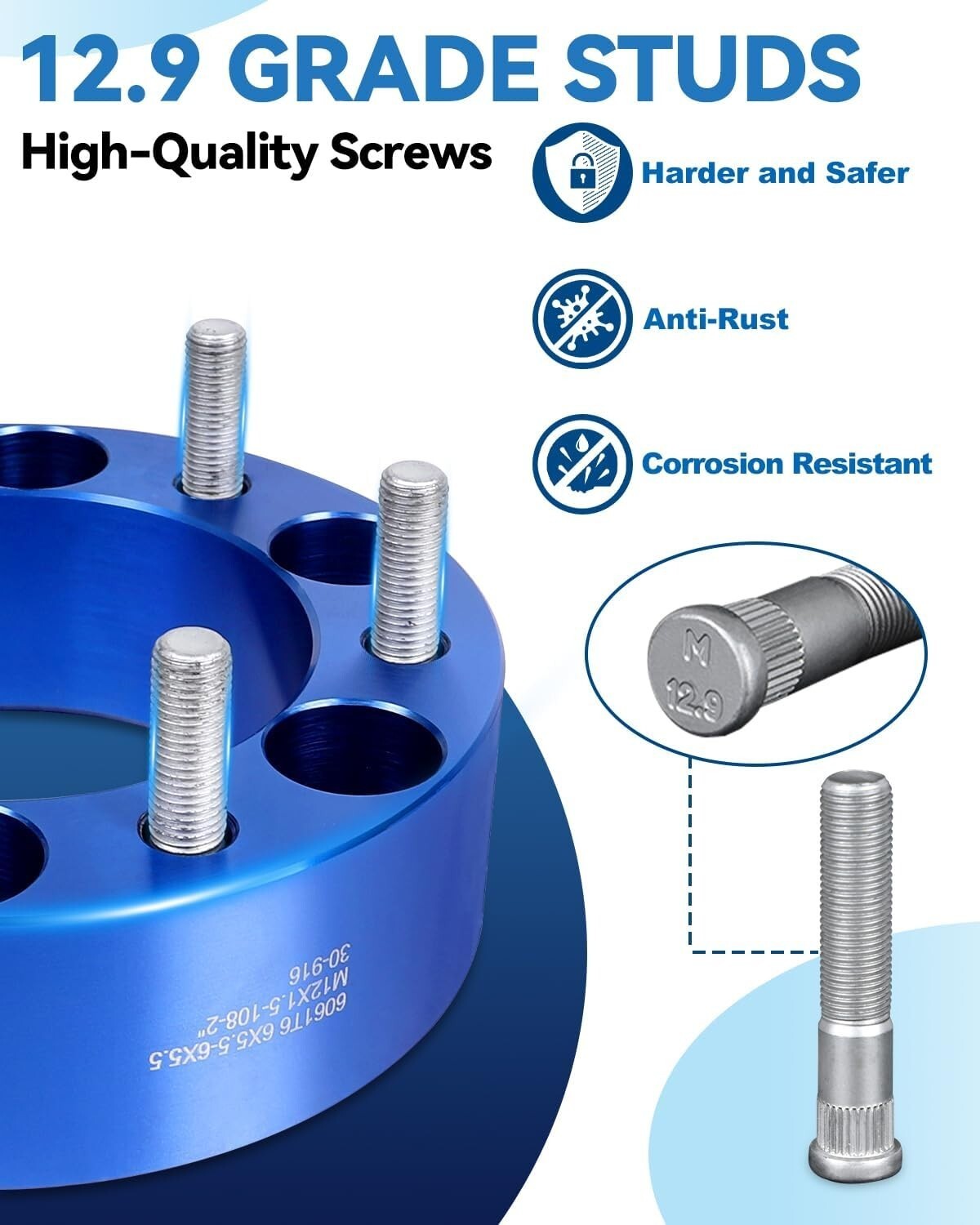 6×5.5 2″ Wheel Spacers Fit for Tacoma 4Runner Tundra FJ Land Cruiser, 4 PCS