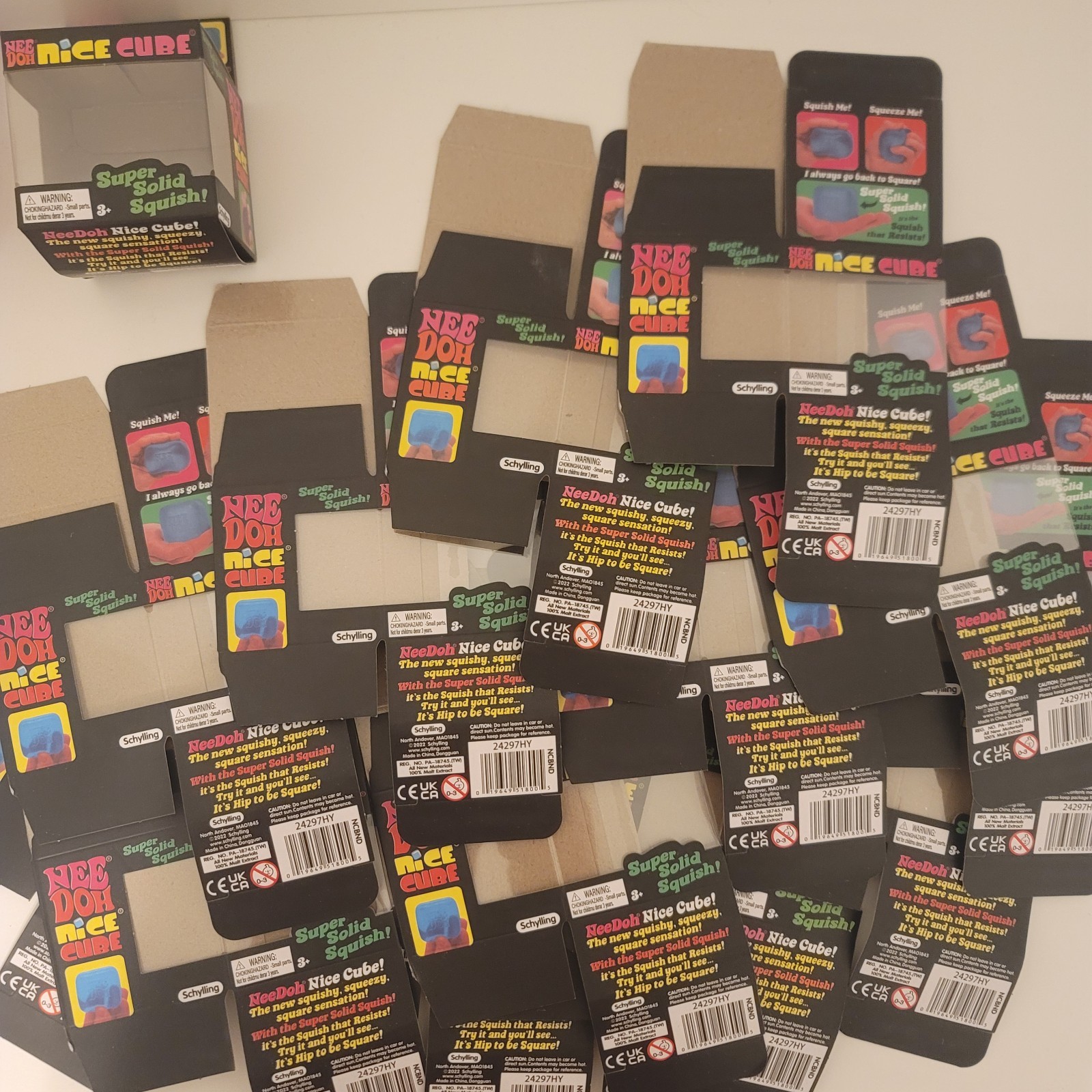 Needoh Nice Cube BOXES Lot of 17 Brand New