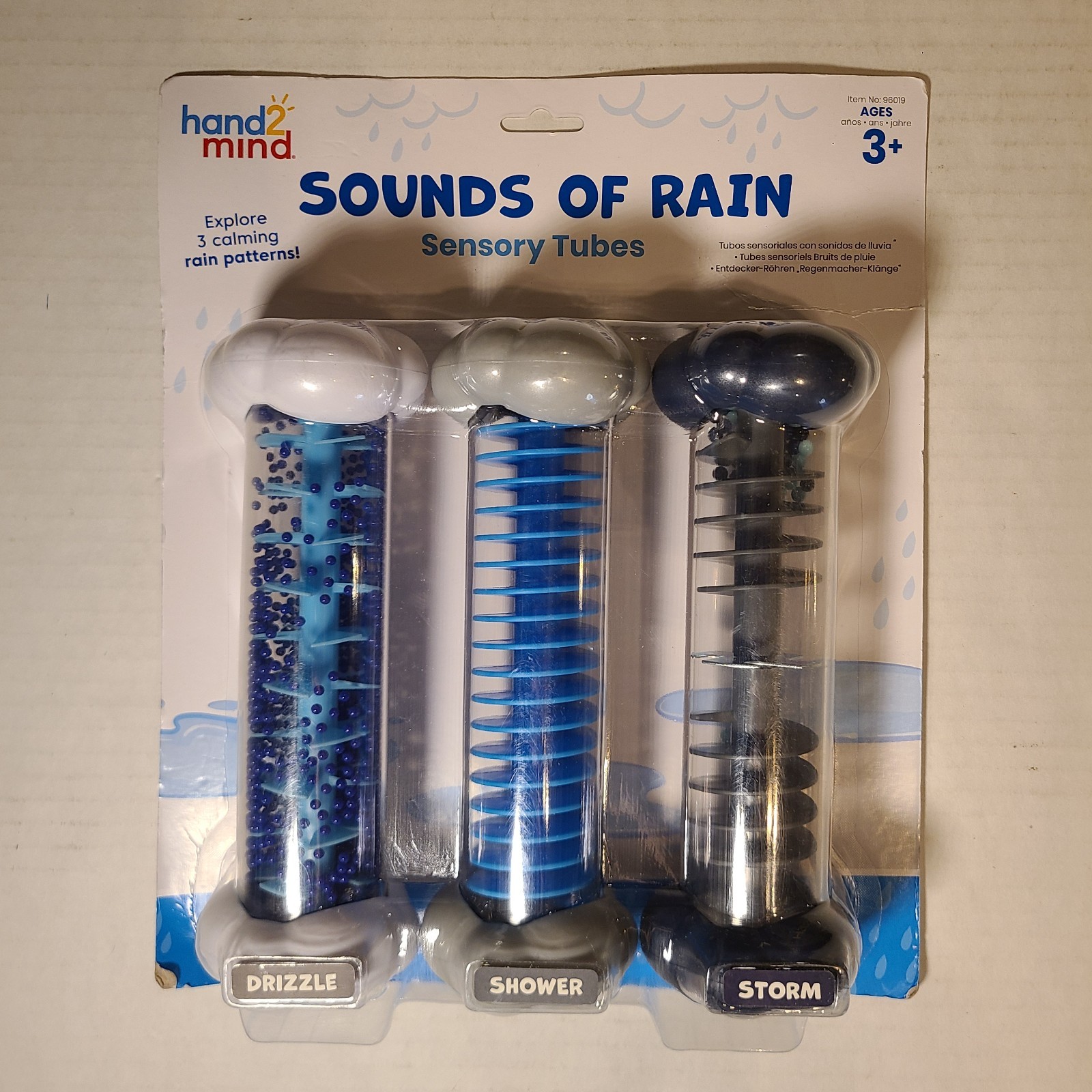 Learning Resources Hand 2 Mind Sounds Of Rain Sensory Tubes Calming Stim Toy Set