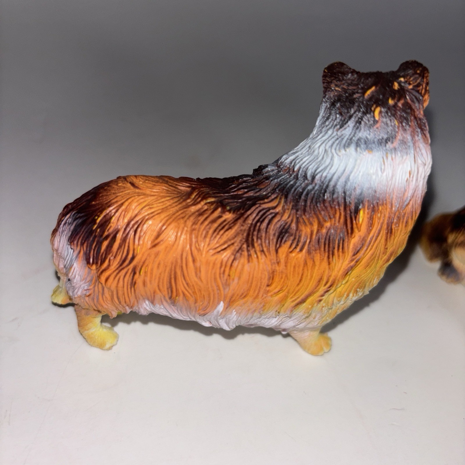 Collie Dog 3″ Wild Animal Educational Toy Figures X 2