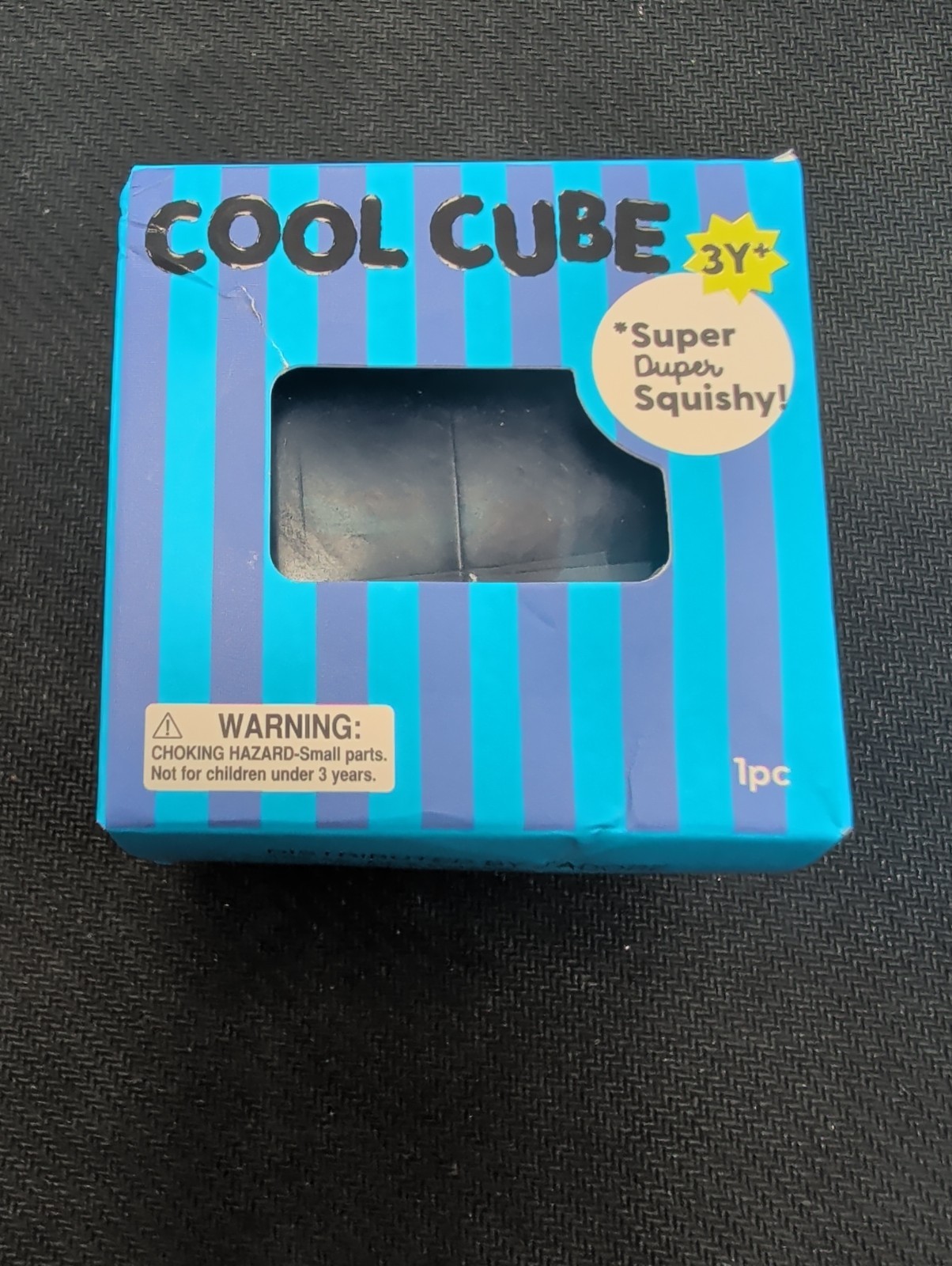 J’Adore Cool Cube Squishy TikTok Viral Stress Toy Super Soft Fidget Target Blue