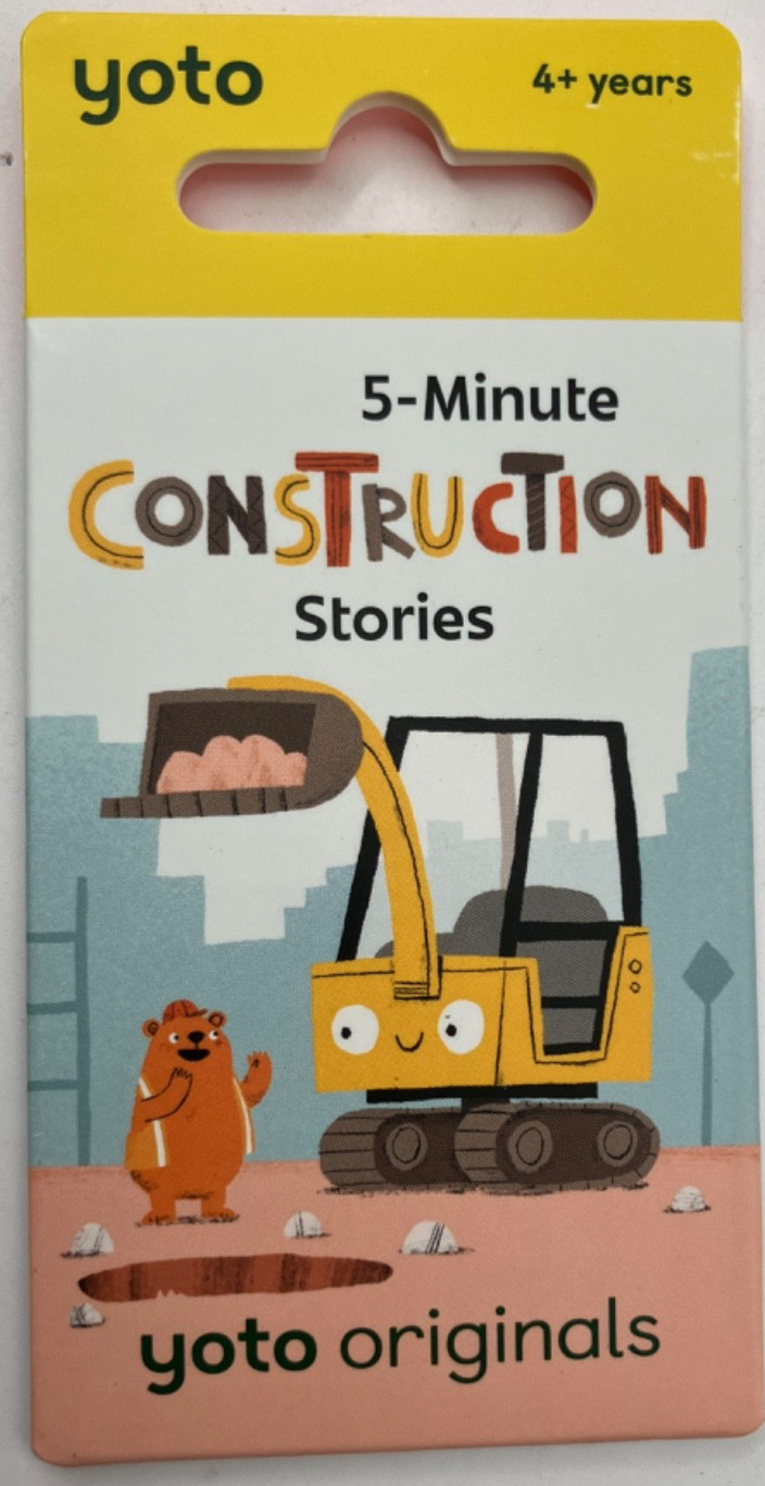 Yoto Card: 5-Minute Construction Stories