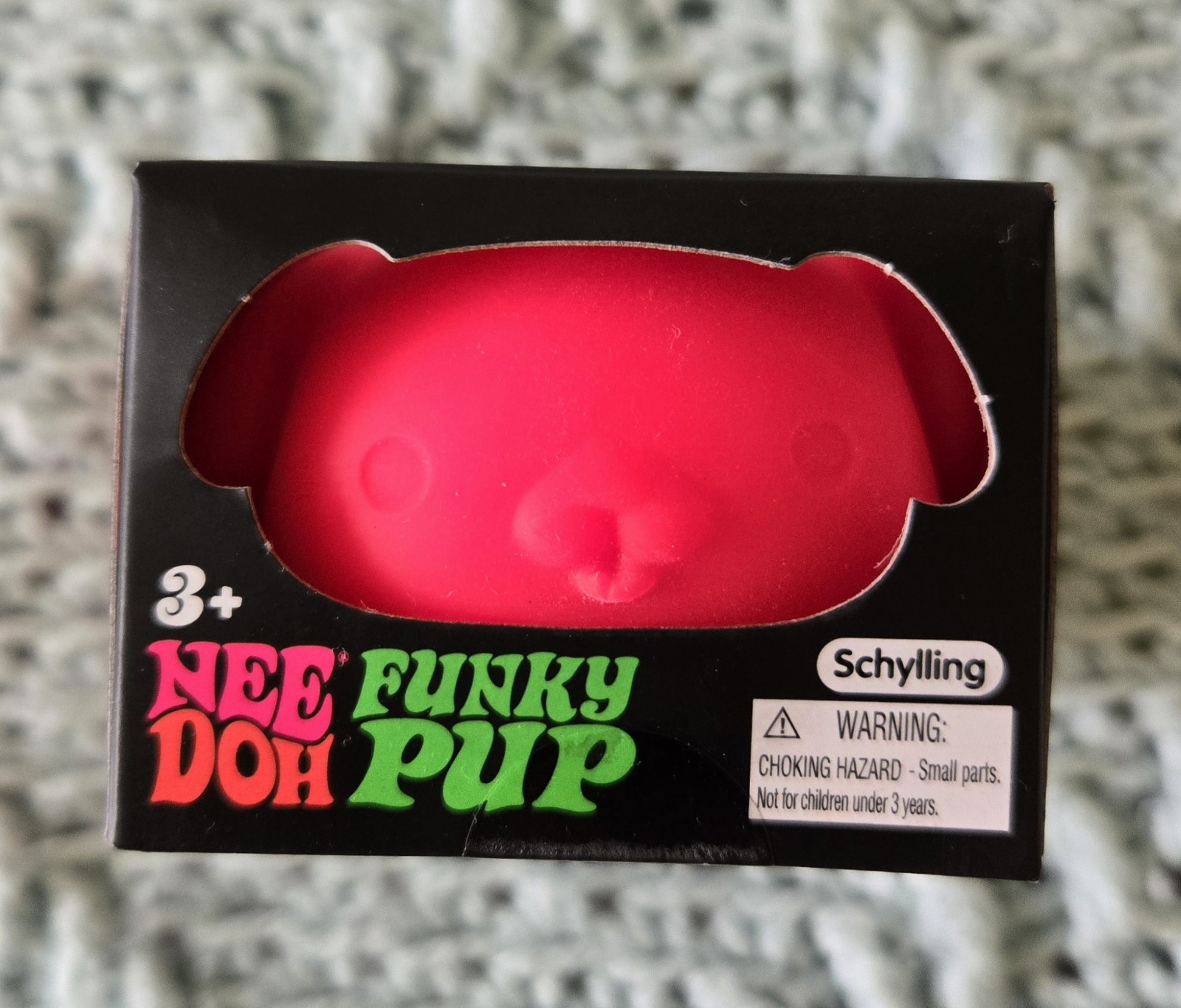 NEEDOH Funky Pup DOG Nee Doh Stress Ball SQUISHY Fidget PINK New Authentic