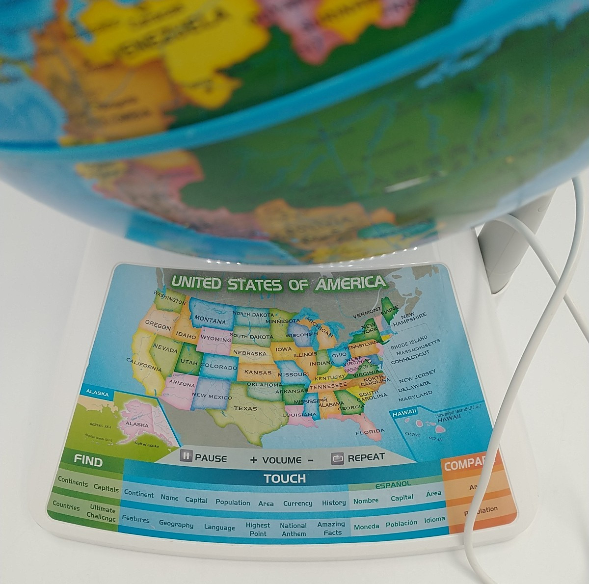 Oregon Scientific Smart Globe Educational Homeschool SG268R