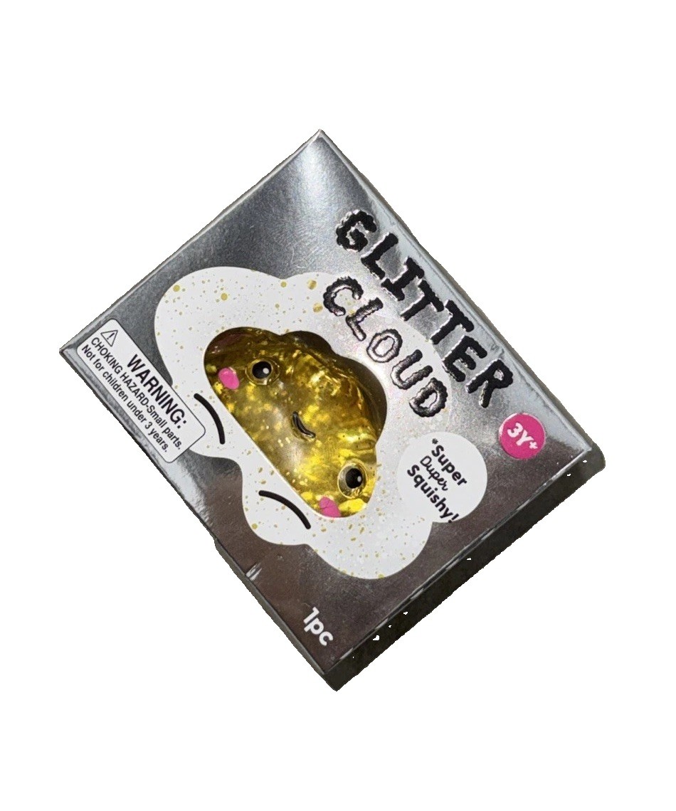 J’Adore Glitter Cloud Super Duper Squishy Tactile Squeeze Toy