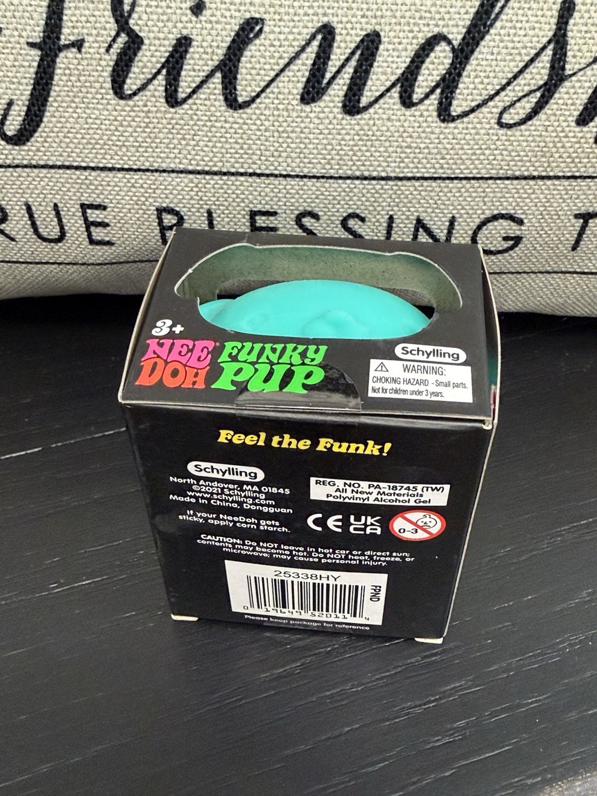 NIB Sealed Needoh Funky Pup Teal – Squishy Stress Relief Toy Schylling