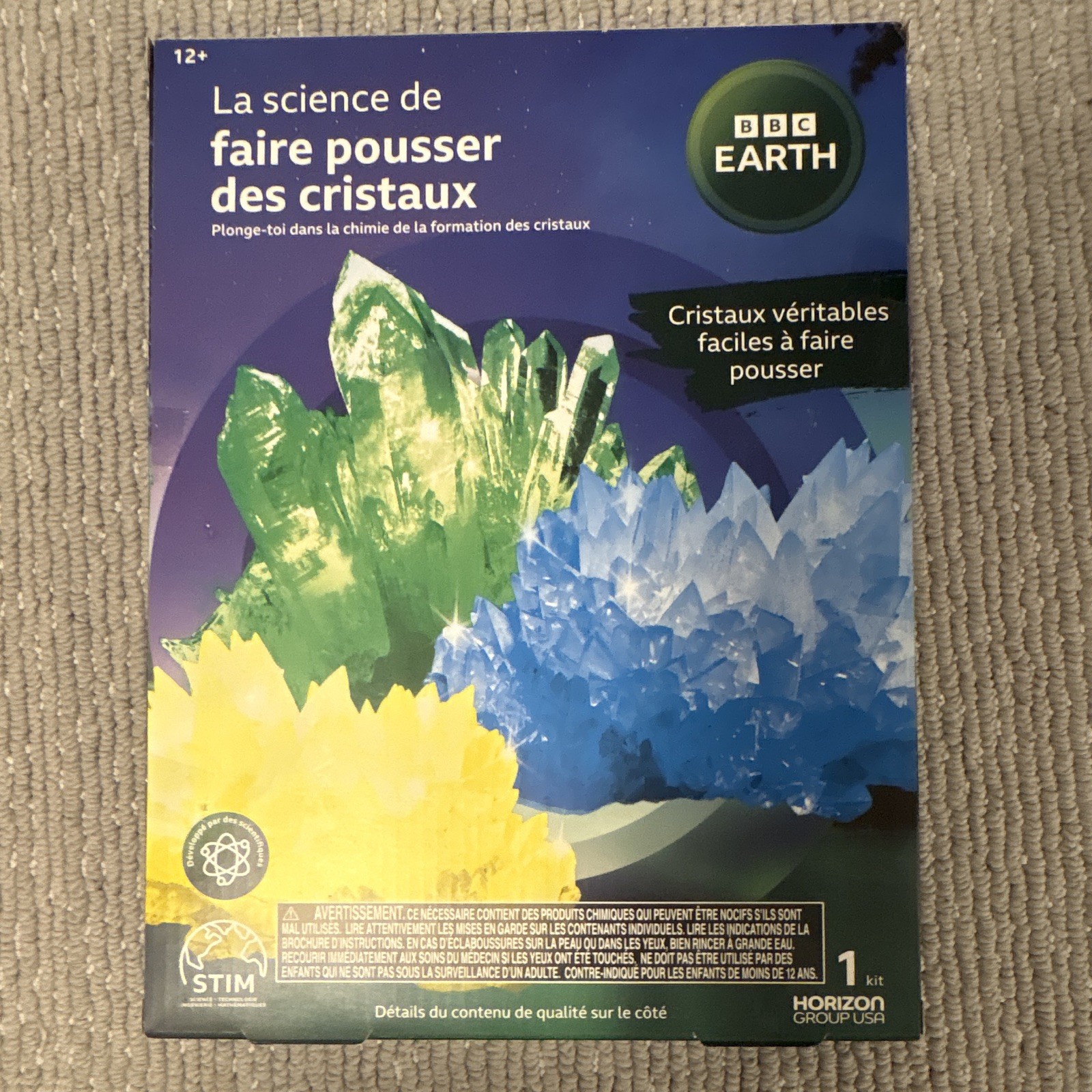 BBC Earth Science Crystal Growing Kit, Ages 12+, Age Level 12-16 Years