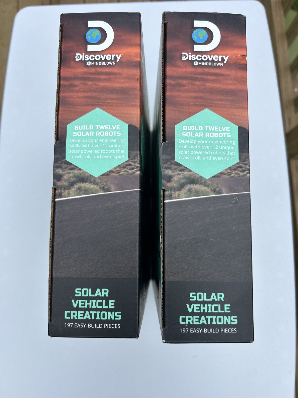 2 NEW Discover Mindblown Solar Vehicle Creations, 197 Easy-Build-Pieces READ