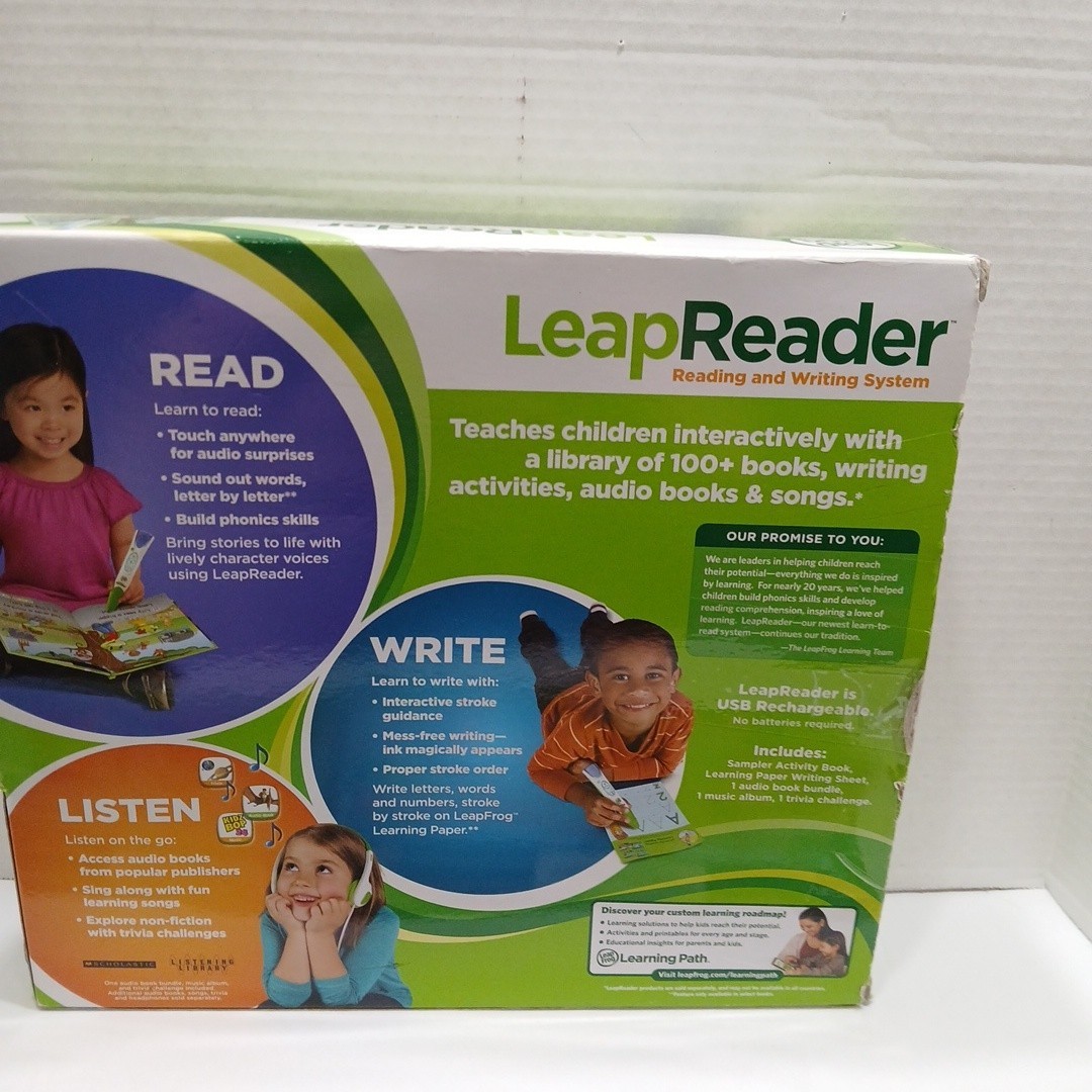 LeapFrog LeapReader Learn-to-Read Ages 4-8 2 Exyra New Sealed Books