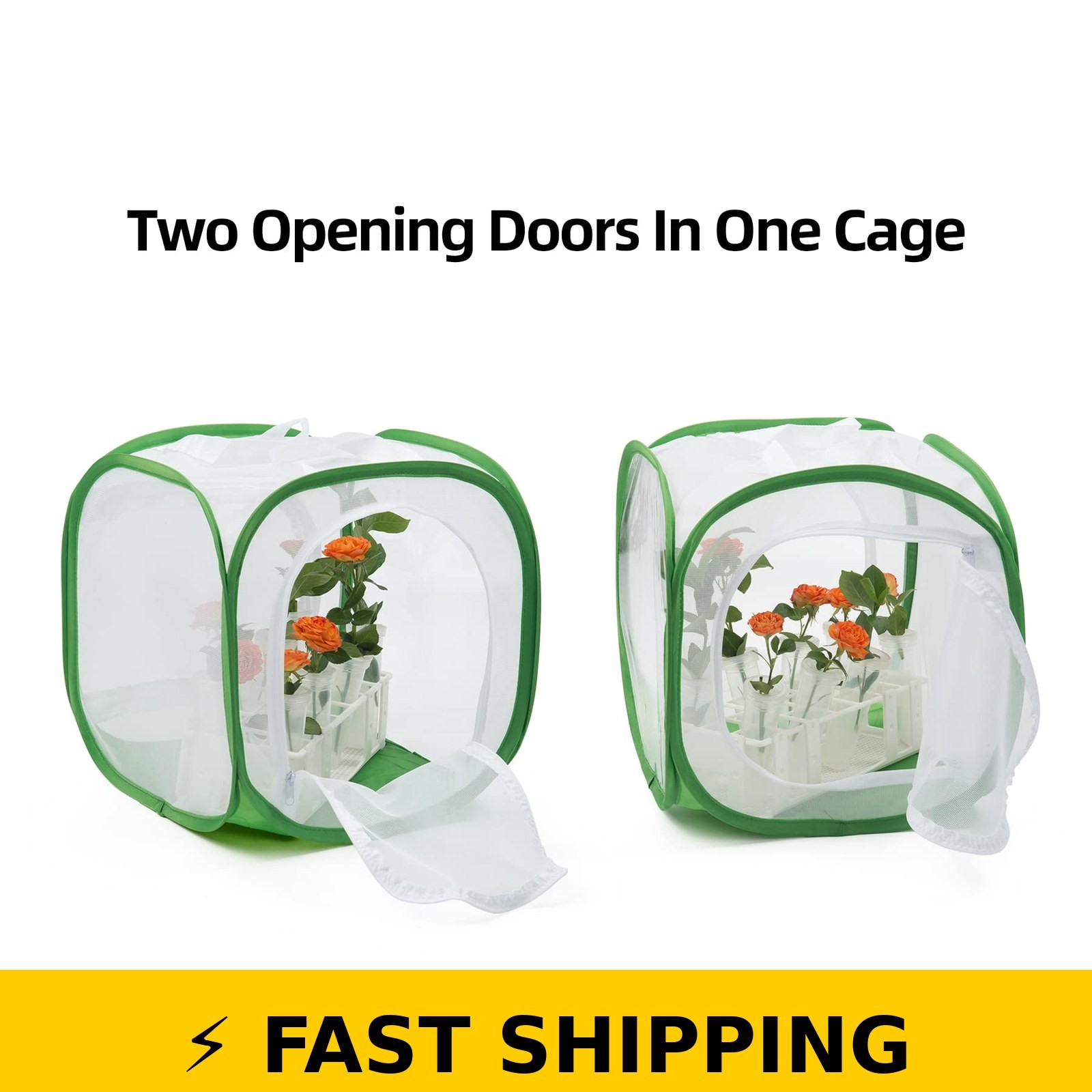 RESTCLOUD Monarch Butterfly Habitat – Insect Mesh Cage 12x12x12