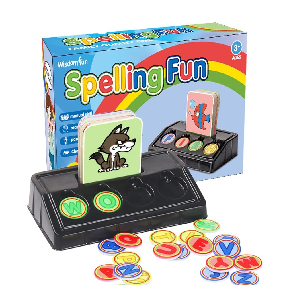 OPTSPTOY Matching Letter Game for Preschooler Age 3+ – 3″ x 5″