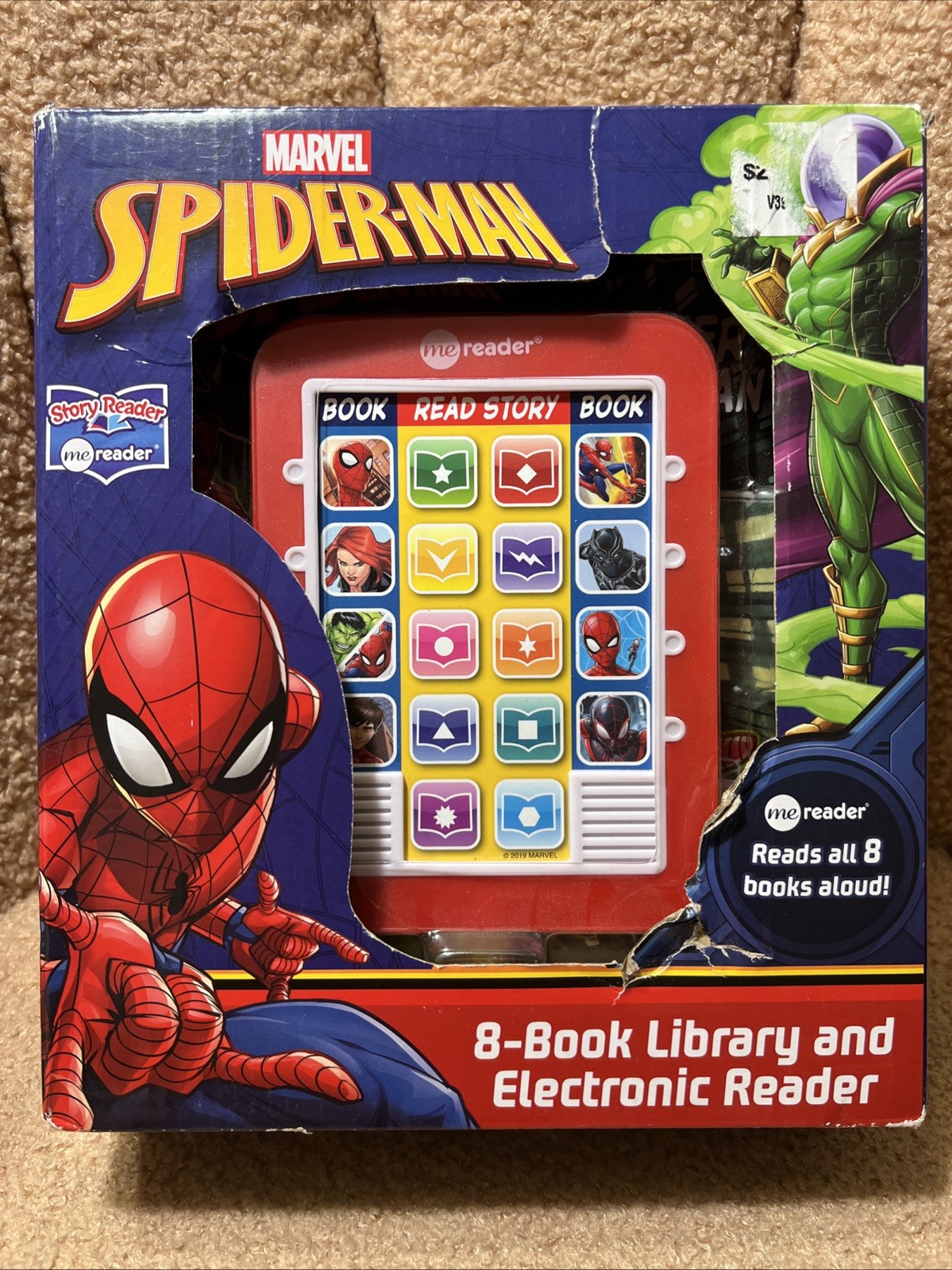 Marvel Spider-Man Me Reader 8-Book Library & Electronic Reader