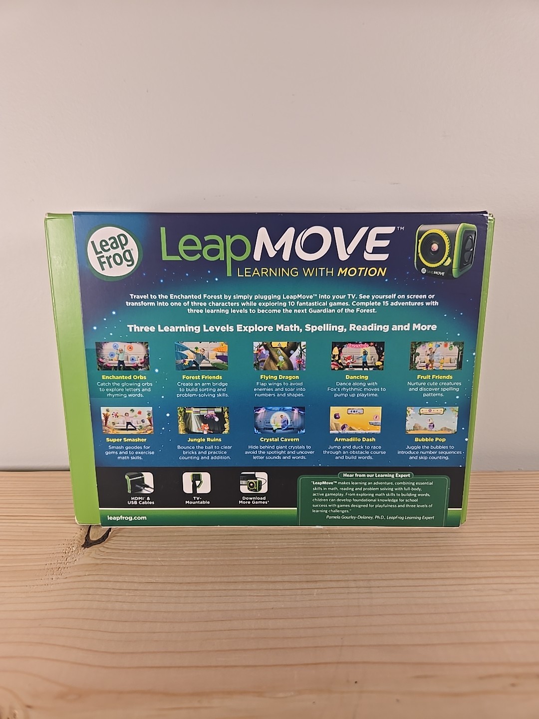Leap Frog Leap Move Learning With Motion Preloaded Video Game System 25 Games