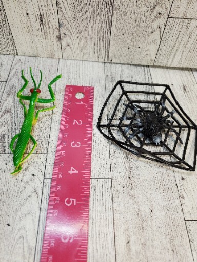 Vtg Lot Of 15 Rubber Plastic Creepy Bugs Insects Ants Flies Spider Toys