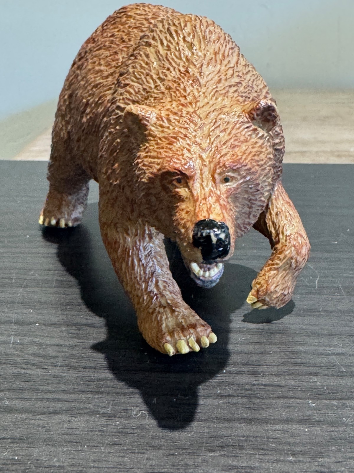 Lot 2 – Vintage 1990 Safari LTD Animals – Brown / Standing Polar Bears ~ 7 in.