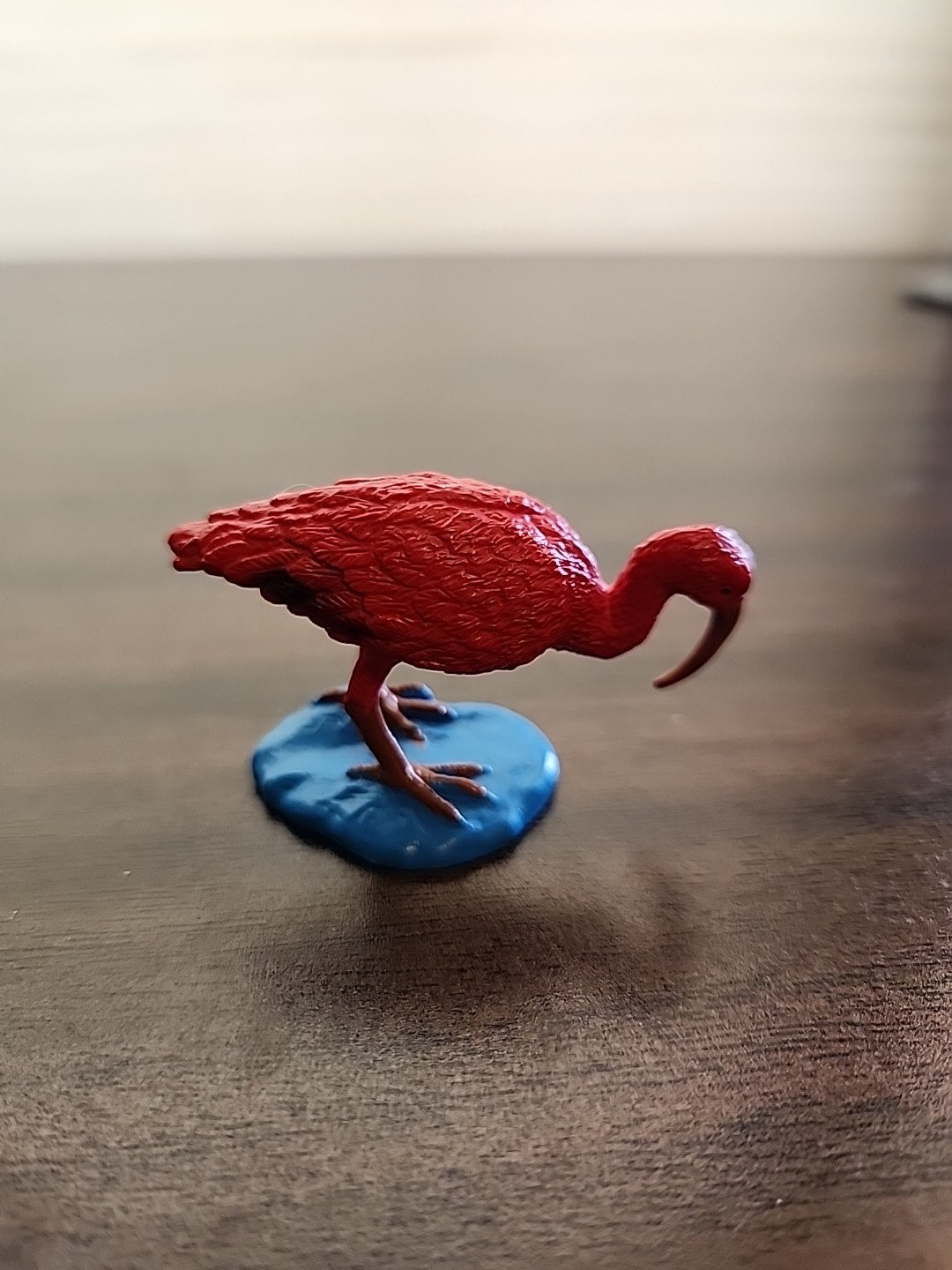 Safari Ltd Pink Red Ibis Exotic Bird Mini Toy 2″ Figure Diorama Cake Topper