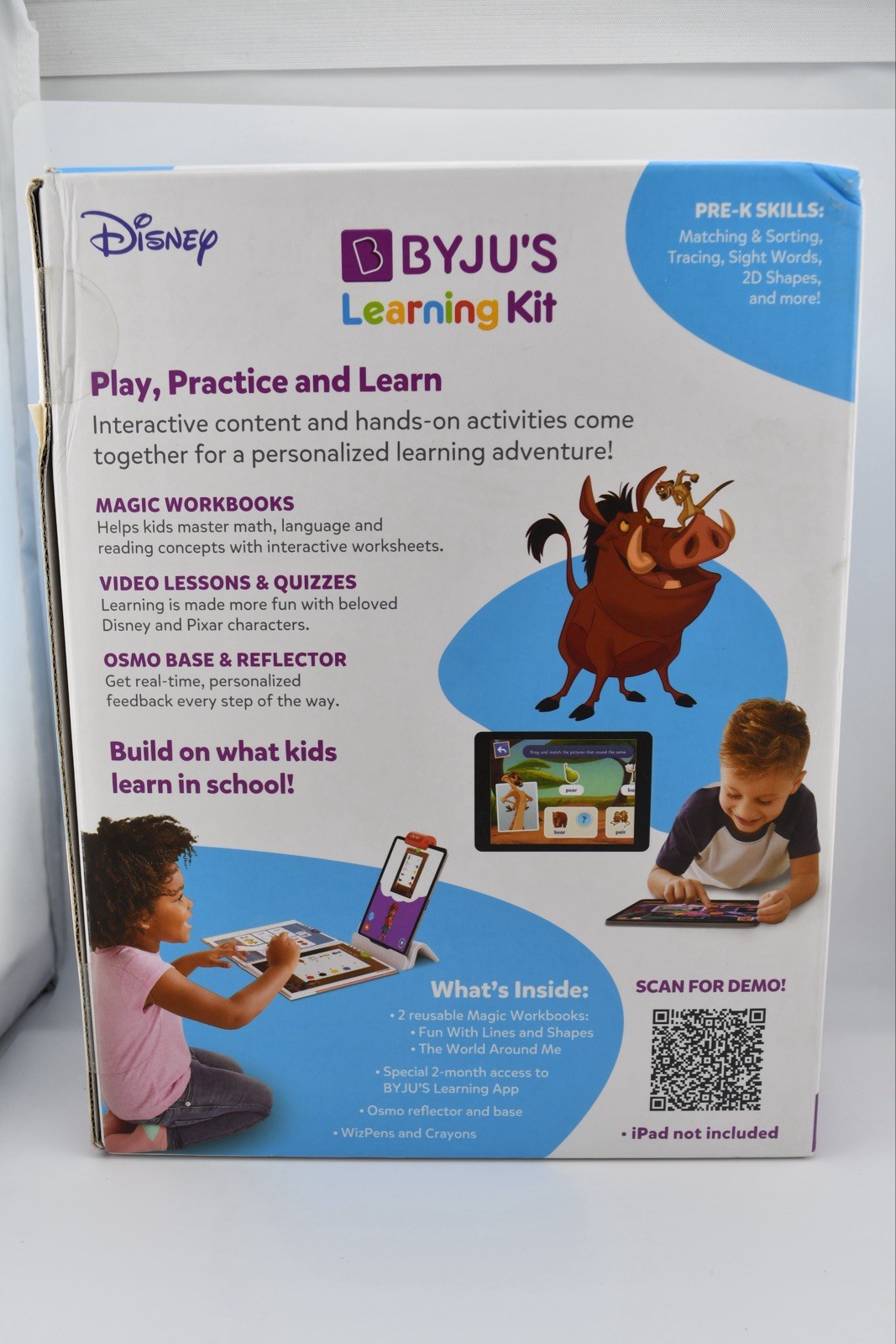 BYJU’S Learning Disney Kit: Grade PRE-K Introductory Edition, STEM Learning Toys