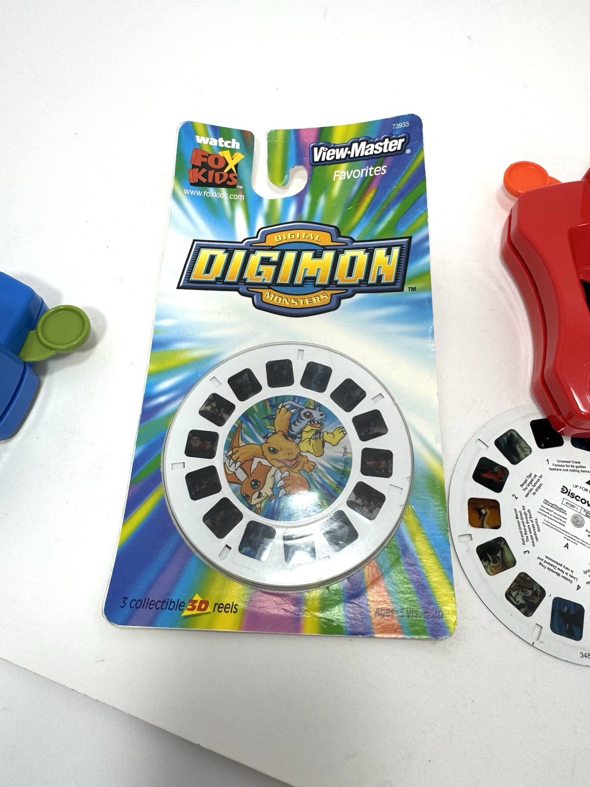 digimon view master 3D reels fox kids vintage new/sealed W/ Others