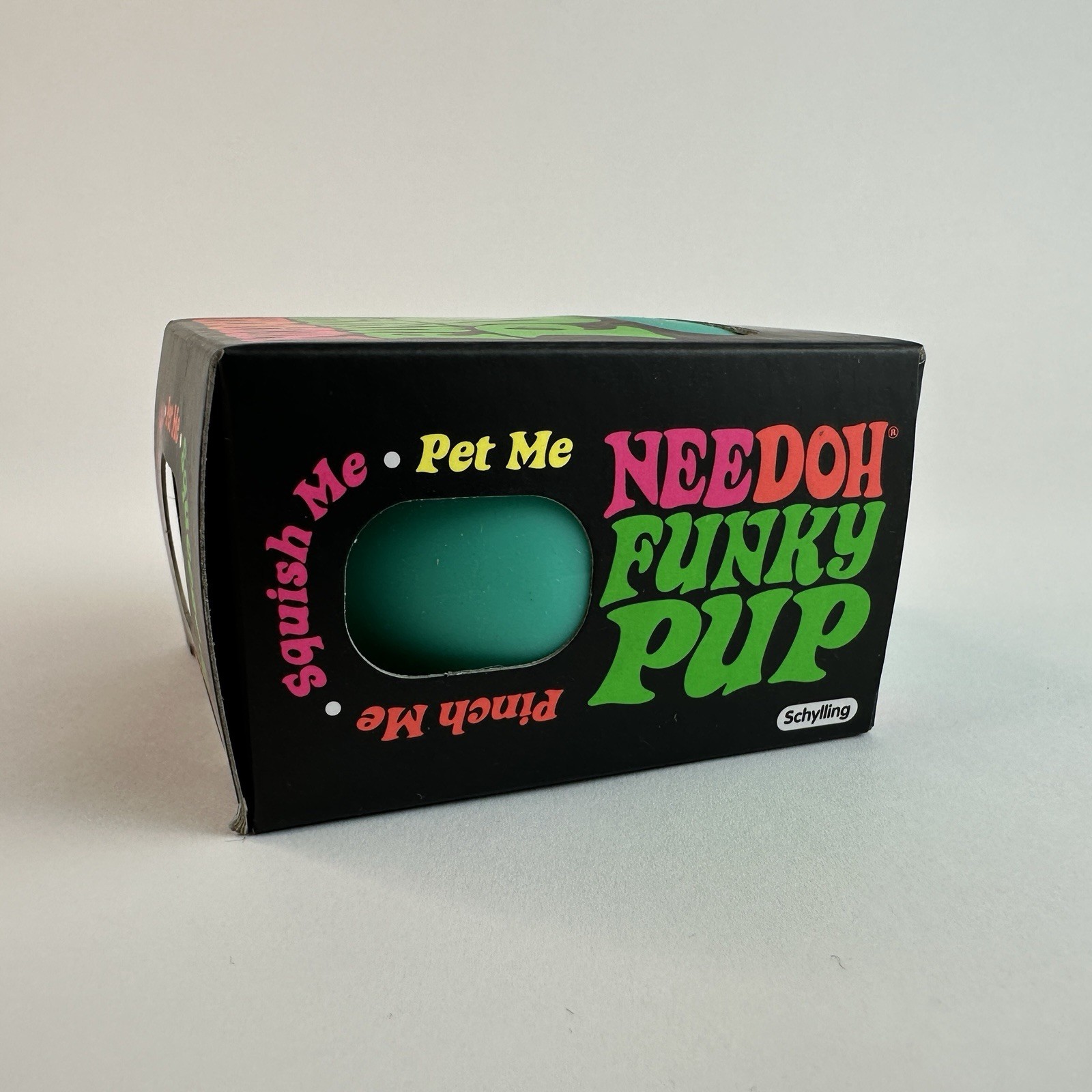 NeeDoh Funky Pup Schylling – Teal Squishy NEW Authentic Nee Doh Pet me