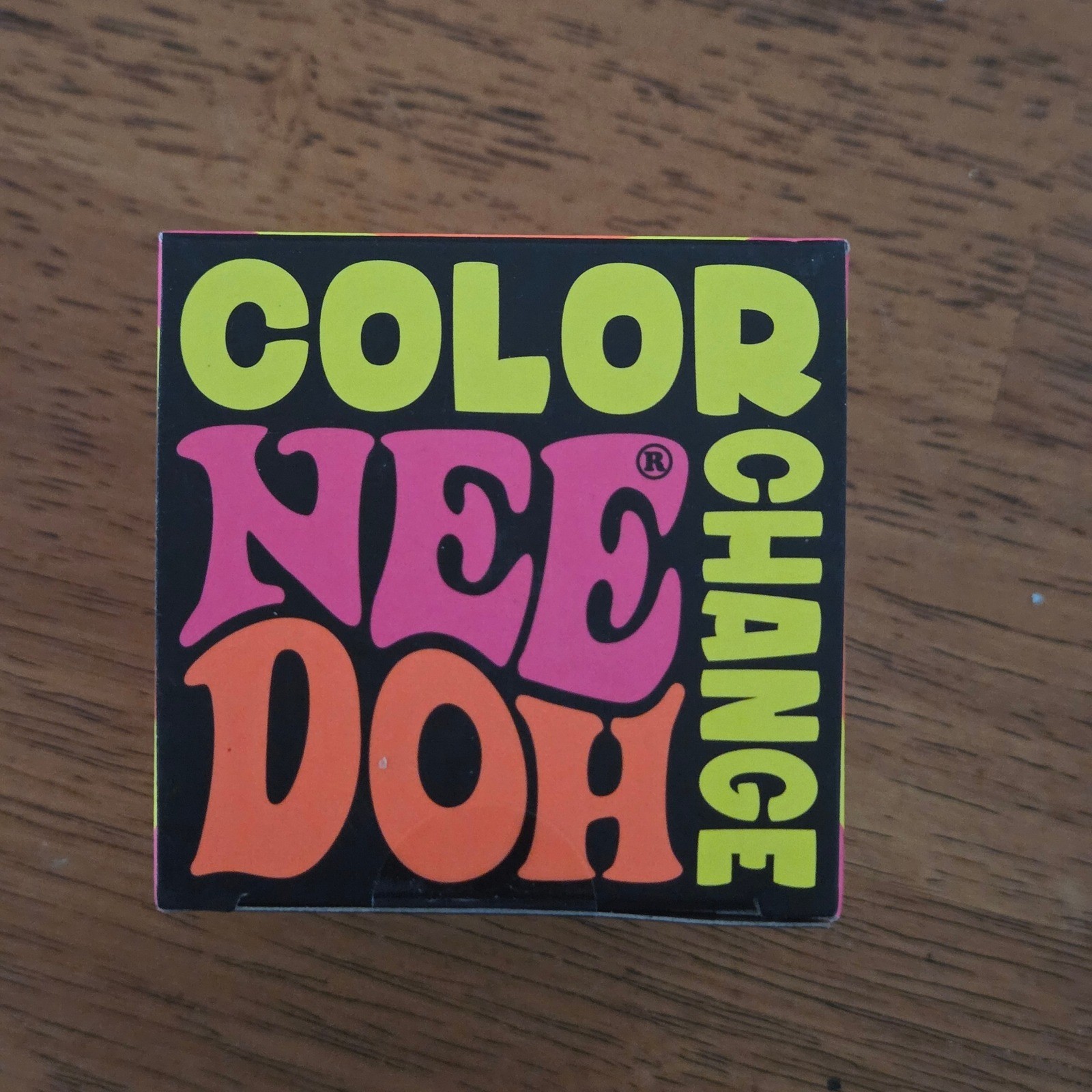Schylling Color Change NeeDoh Toy PINK Orange Excellent Groovy Glob Fidget Toy