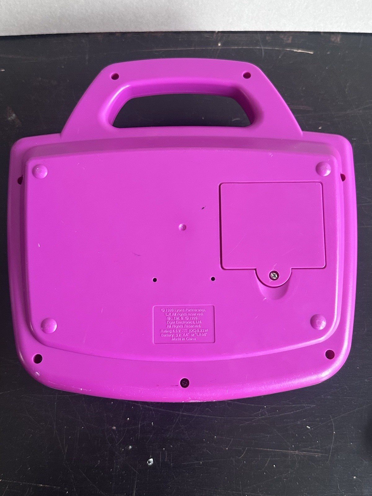 VTG Barney’s Learning Laptop 1999 Interactive Tiger Toy Educational Works