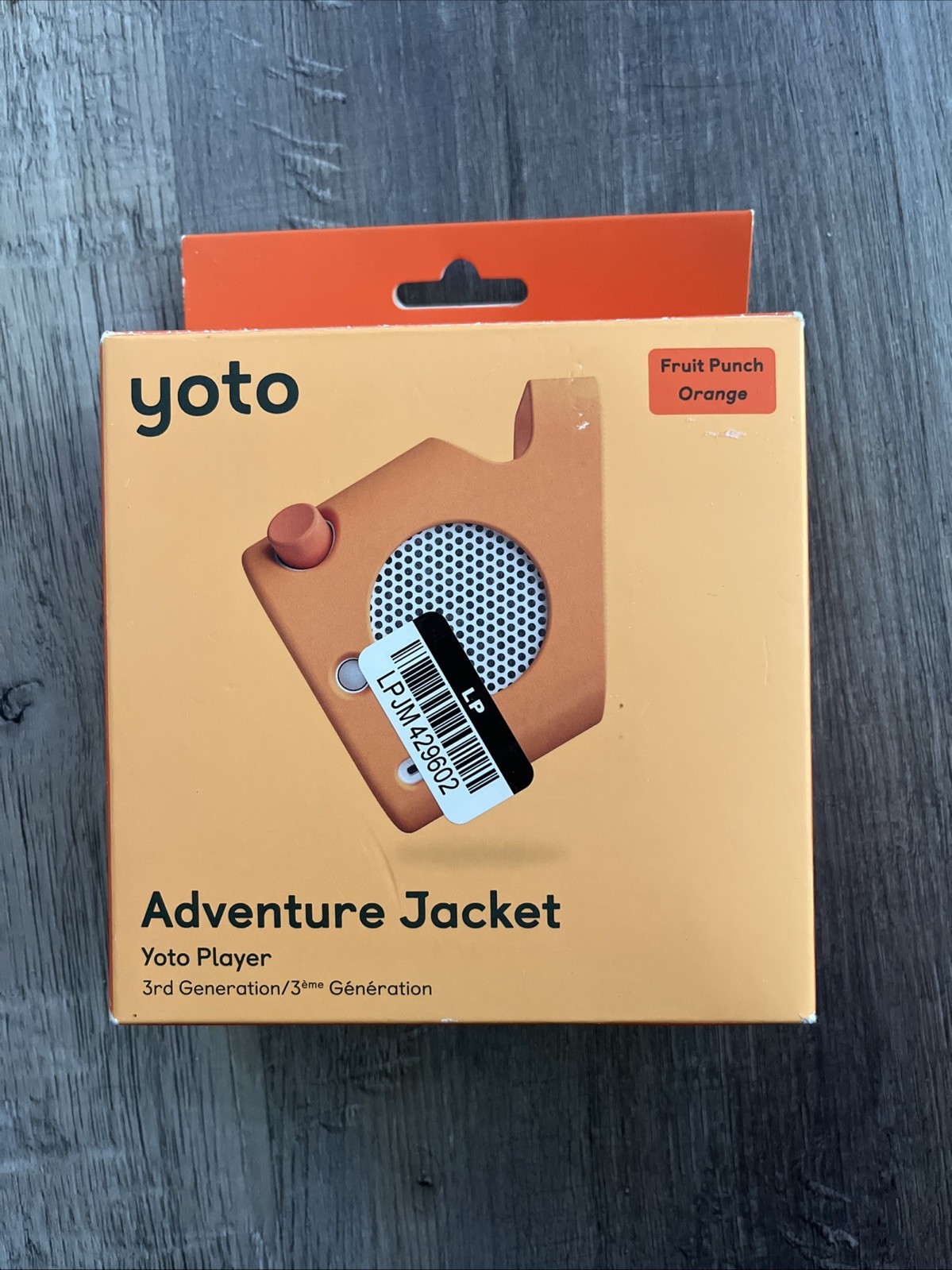 Yoto Adventure Jacket (3rd Generation) – Fruit Punch Orange Silicone Carry Case