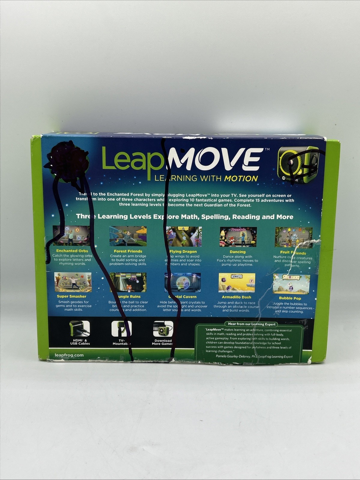 Leap Frog Leap Move Learning With Motion Plug & Play Camera Interactive Game