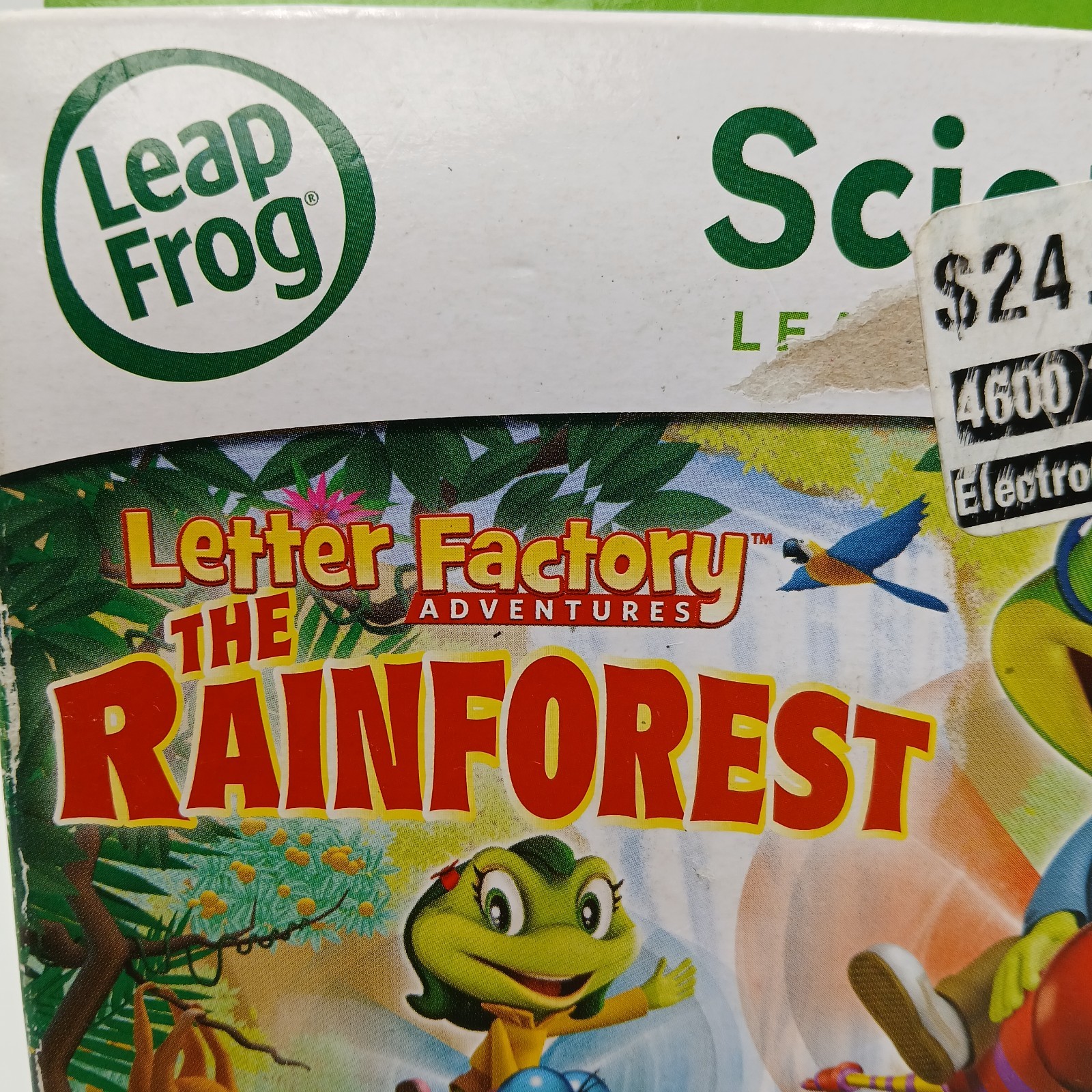 Leap Frog Letter Factory The Rainforest Leap Pad Leapster GS Science Game NOS