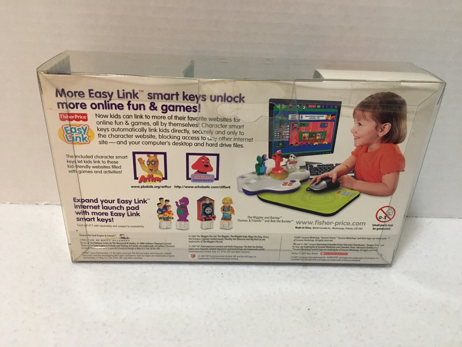 Fisher Price Easy Link Internet Launch Pad Smart Keys, Arthur & Clifford NEW