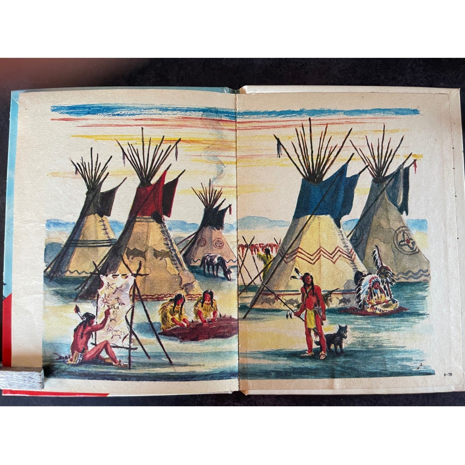My Indian Book Rand McNally Publisher Start Right Elf Book Illustrated 1968