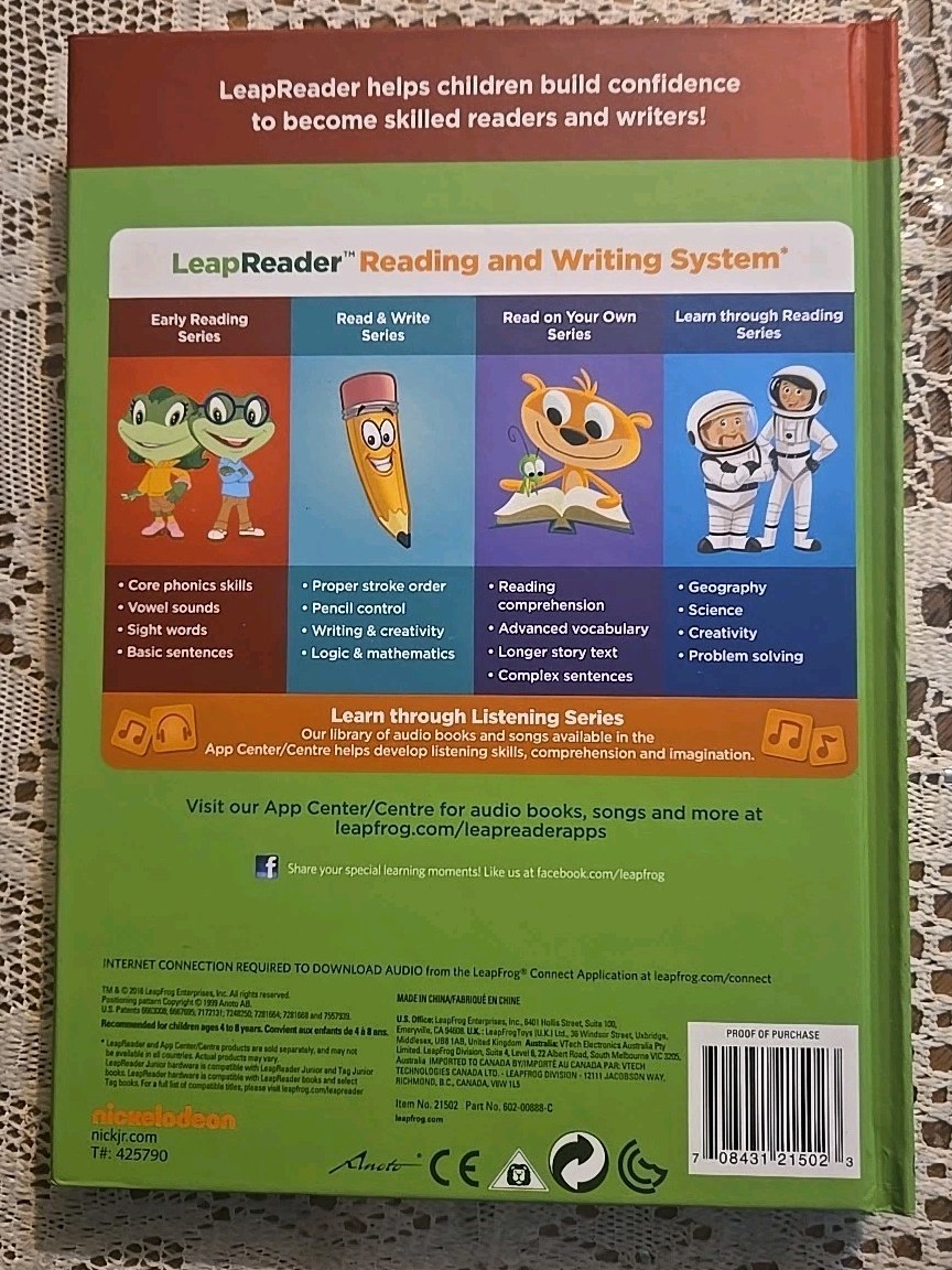 LeapFrog LeapReader Book: Paw Patrol (Works With Tag) 4-6 years