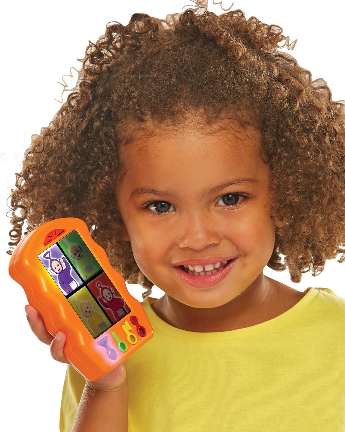 Teletubbies Tubby Phone, call one of the Teletubbies, and they will chat, giggle