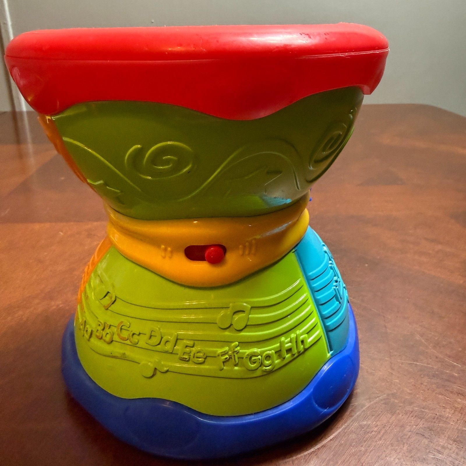 LeapFrog Learn & Groove ABC Drum English Spanish Music Sounds Lights Works