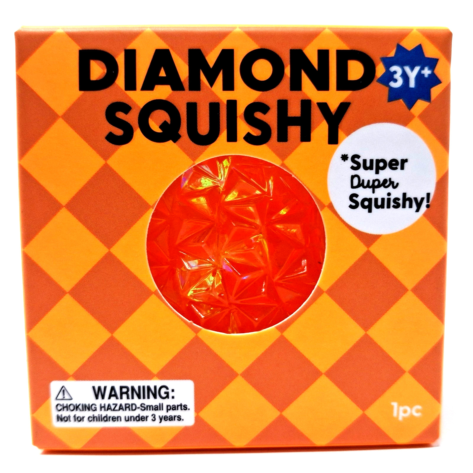J’Adore Diamond Squishy Orb Sensory Fidget Toy Squeeze Target Exclusive Orange