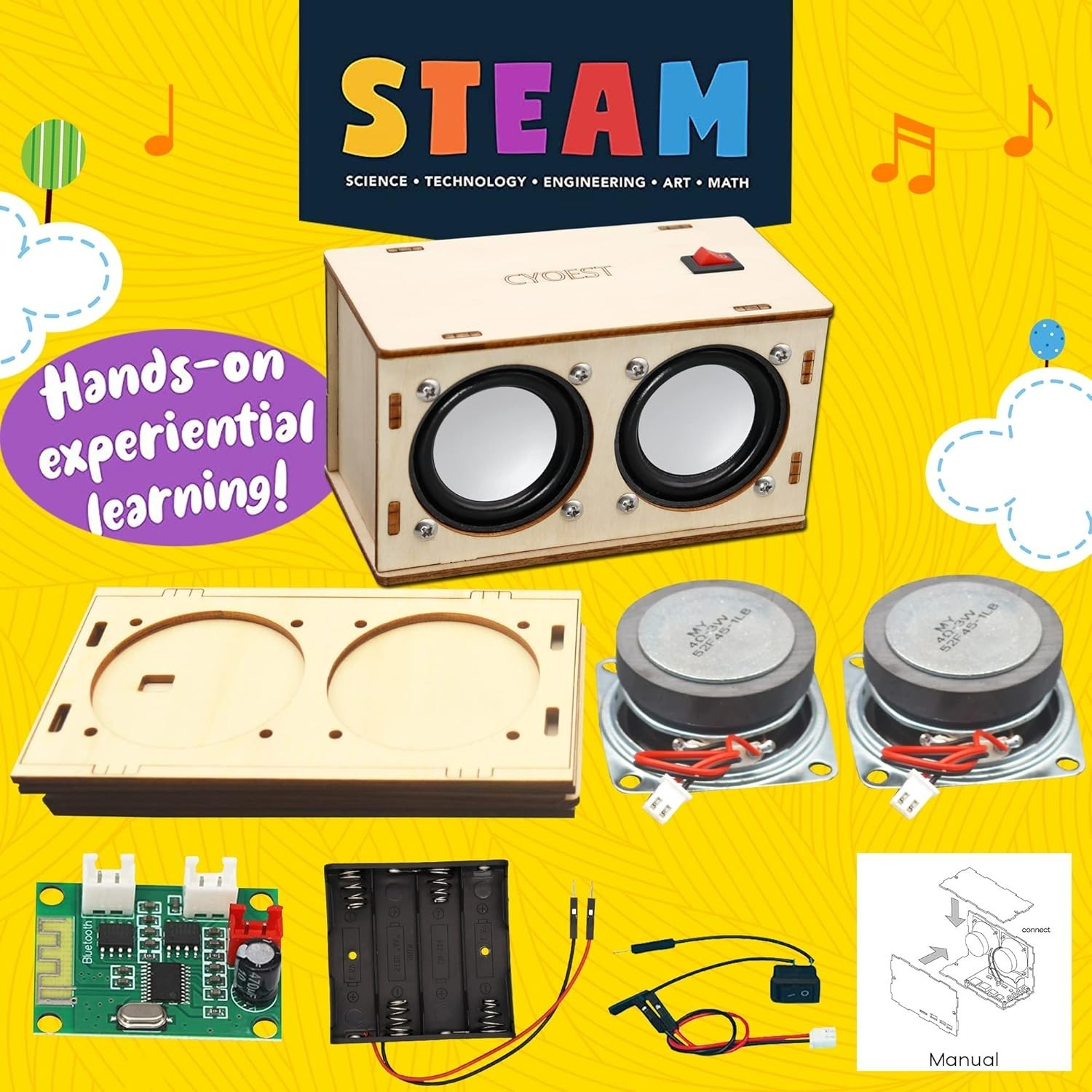Educational DIY Bluetooth Speaker Kit – Perfect STEM Gift for Teens & Adults