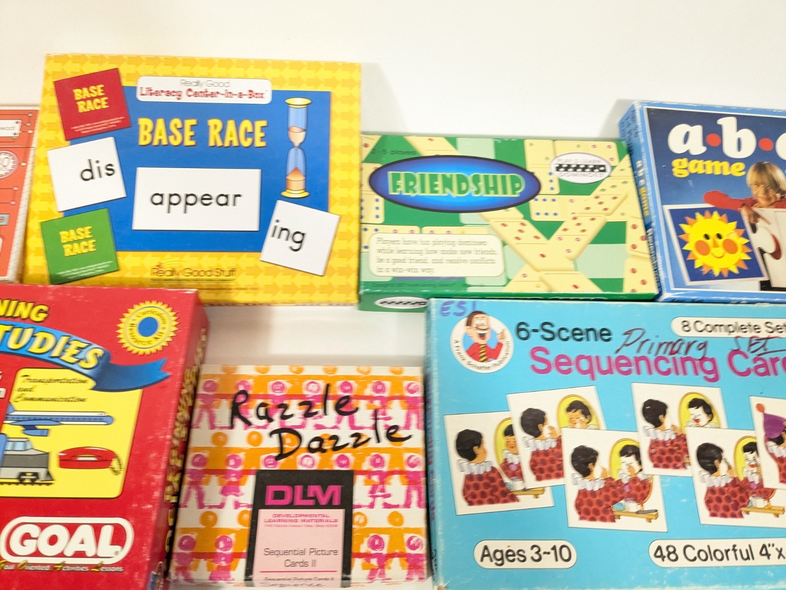 Lot of 7 Educational Games Classroom Resource Sequential Social Studies STEM ABC