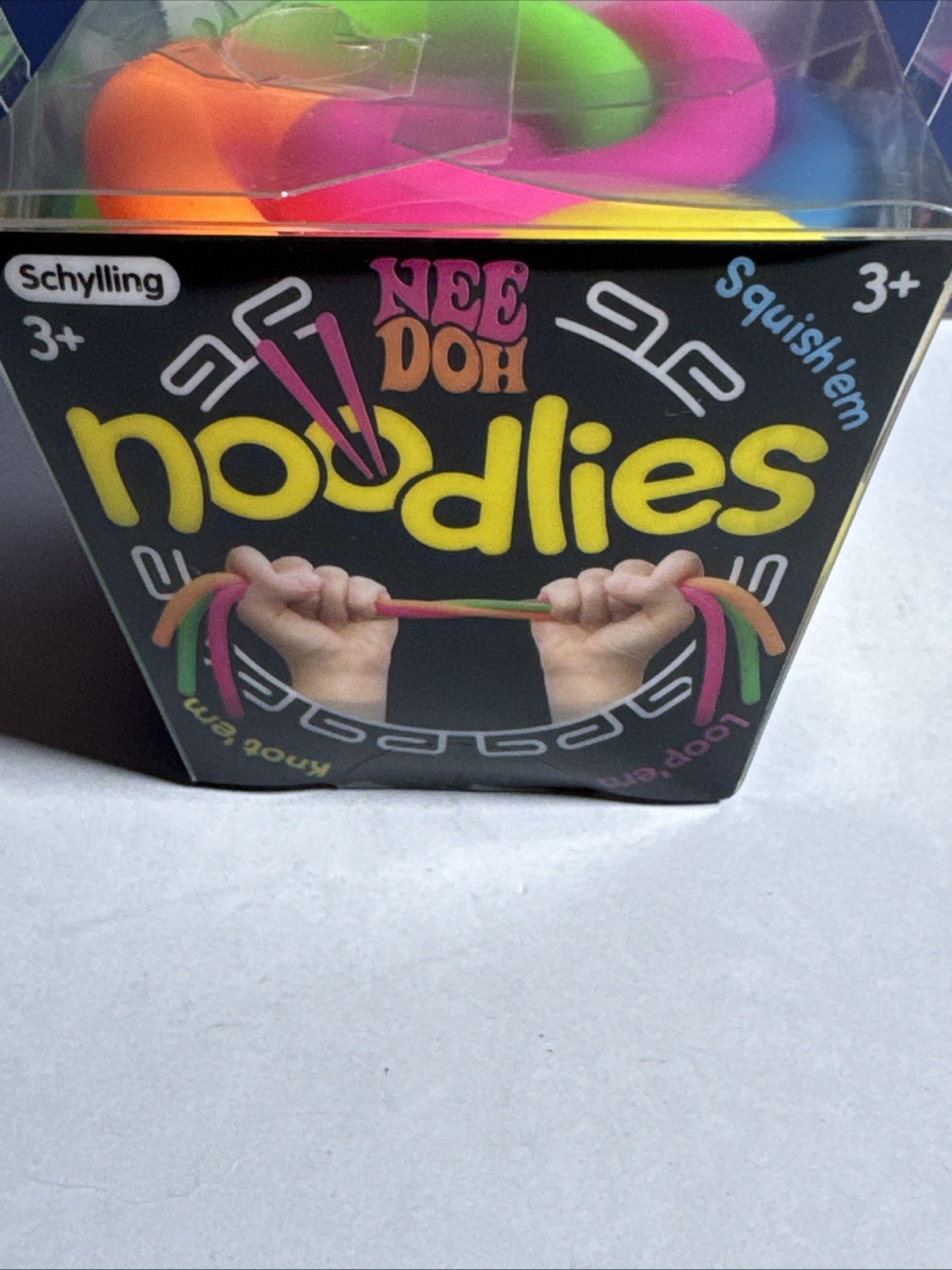 Nee Doh Noodlies Sensory Fidget Toy, 5 Colors, Authentic Schylling HTF Ages 3+