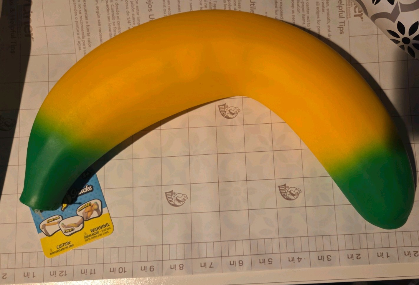 New Authentic Sunny Days Giant Squishy Viral 14-inch Yellow Banana Stress Toy