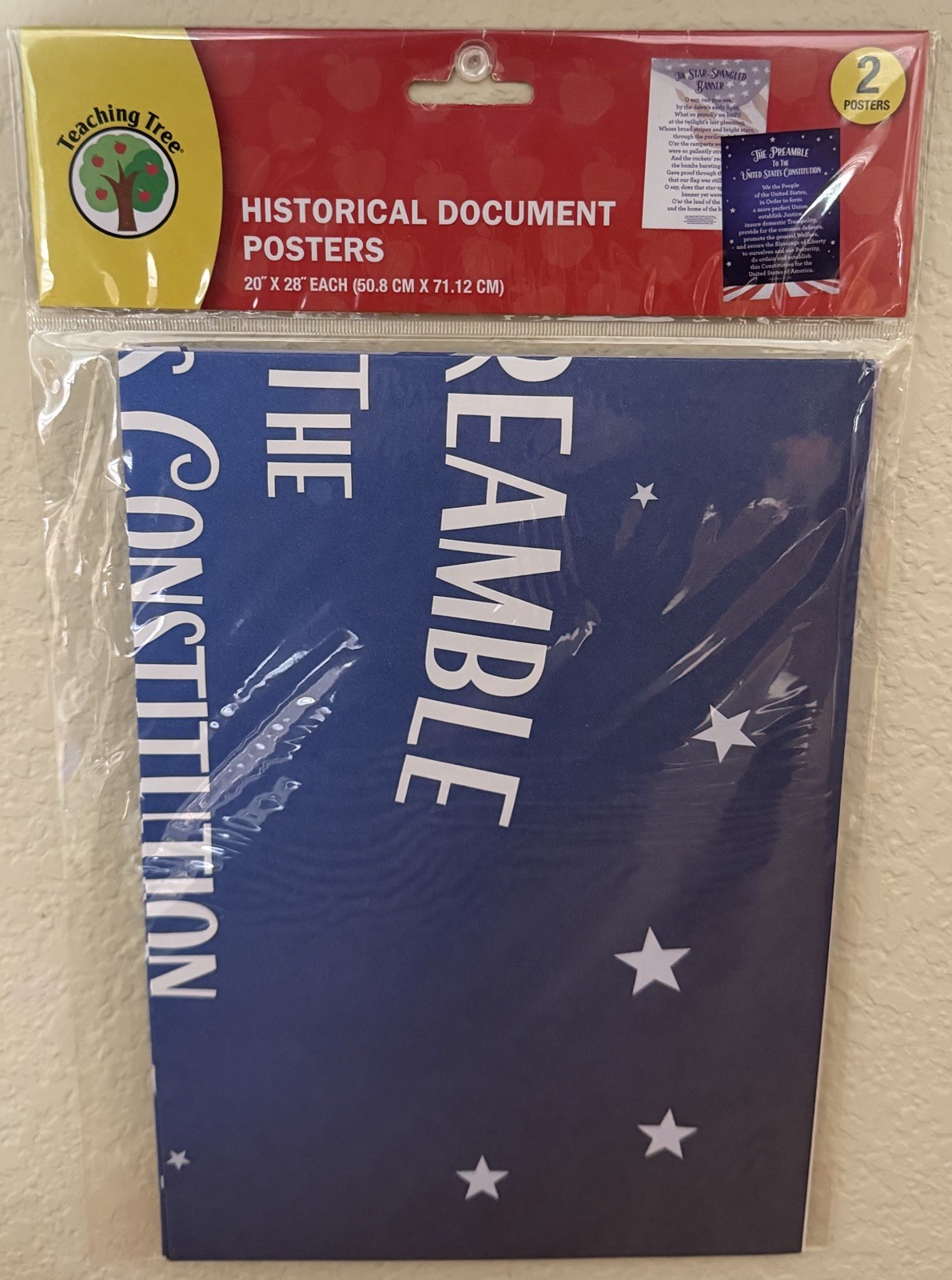 The Star-Spangled Banner & The Preamble ~ 20″X28″ ~ Historical Document Posters