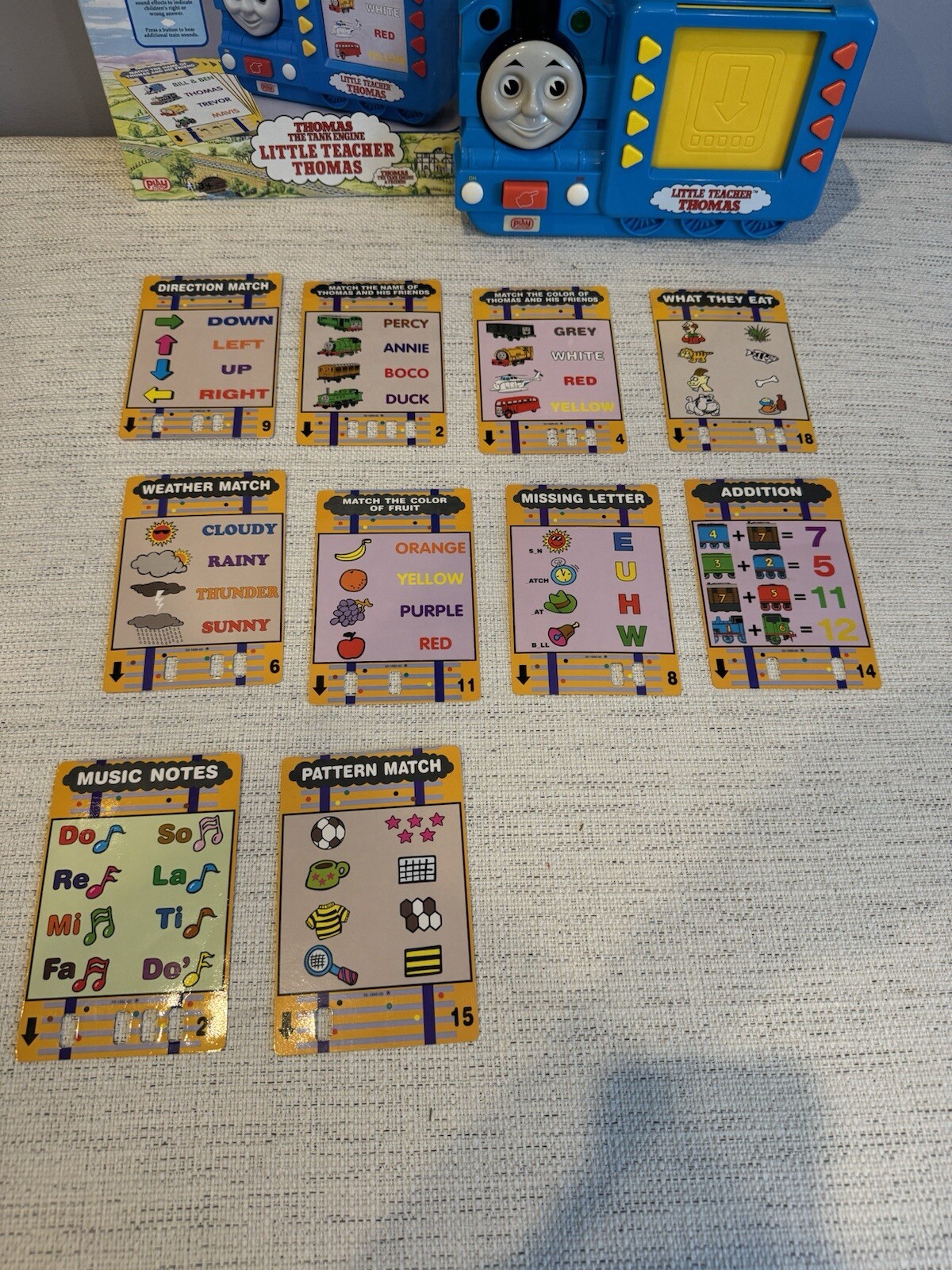 Vtg Shining Time Thomas The Tank Engine Little Teacher Thomas Learning Game 1993