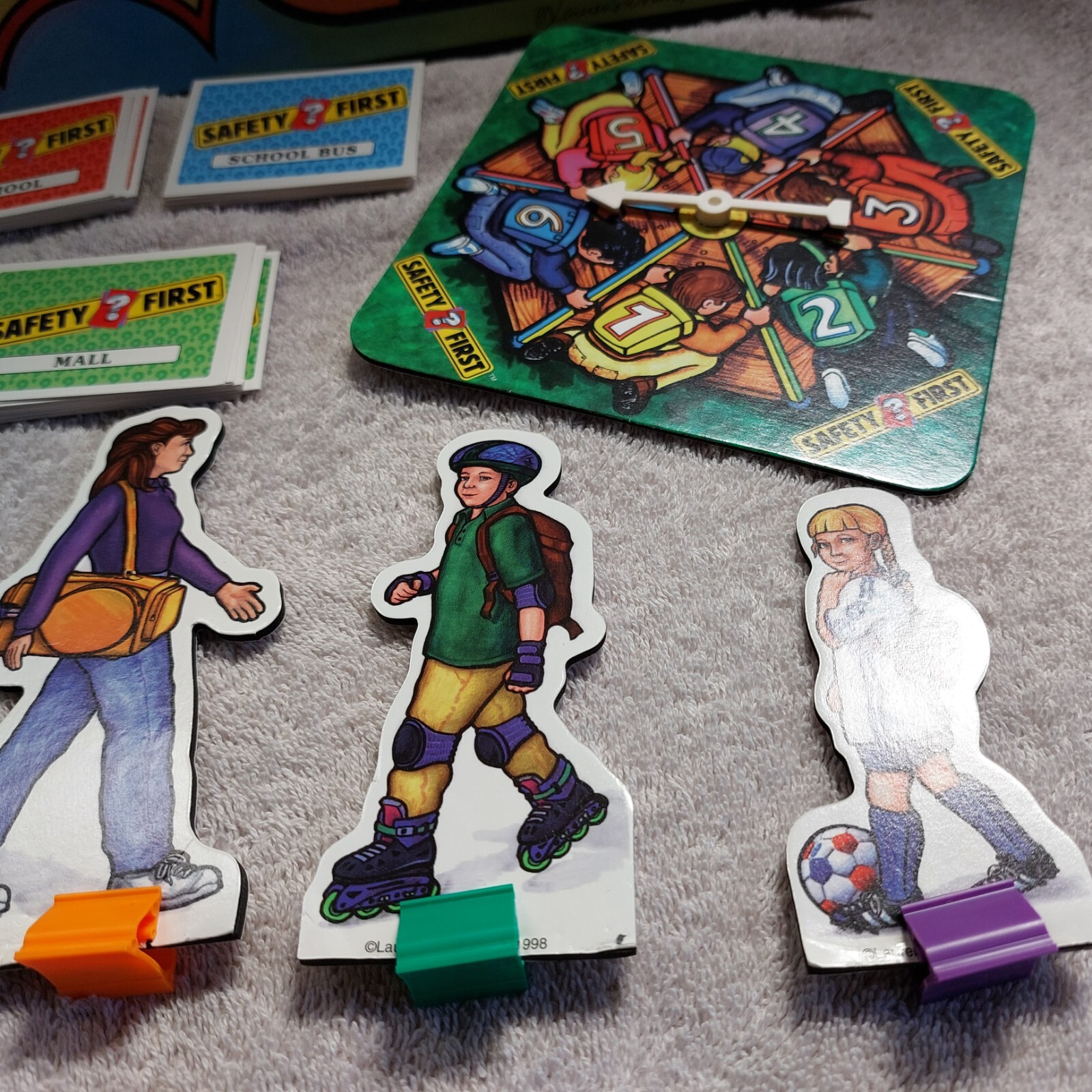 SAFETY FIRST: FUN & FACTUAL GAME FOR KIDS & PARENTS 1998 AGES 5+ 2-6 PLAYERS