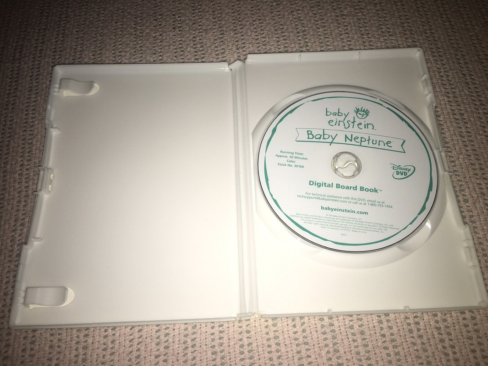 Baby Einstein MACDONALD Neptune Galileo Bach Da Vinci DVD Digital Board Book Set