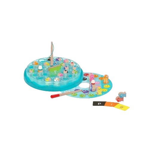 Kindergarten Alphabet Educational Spelling Letters Fishing Game For Kids New